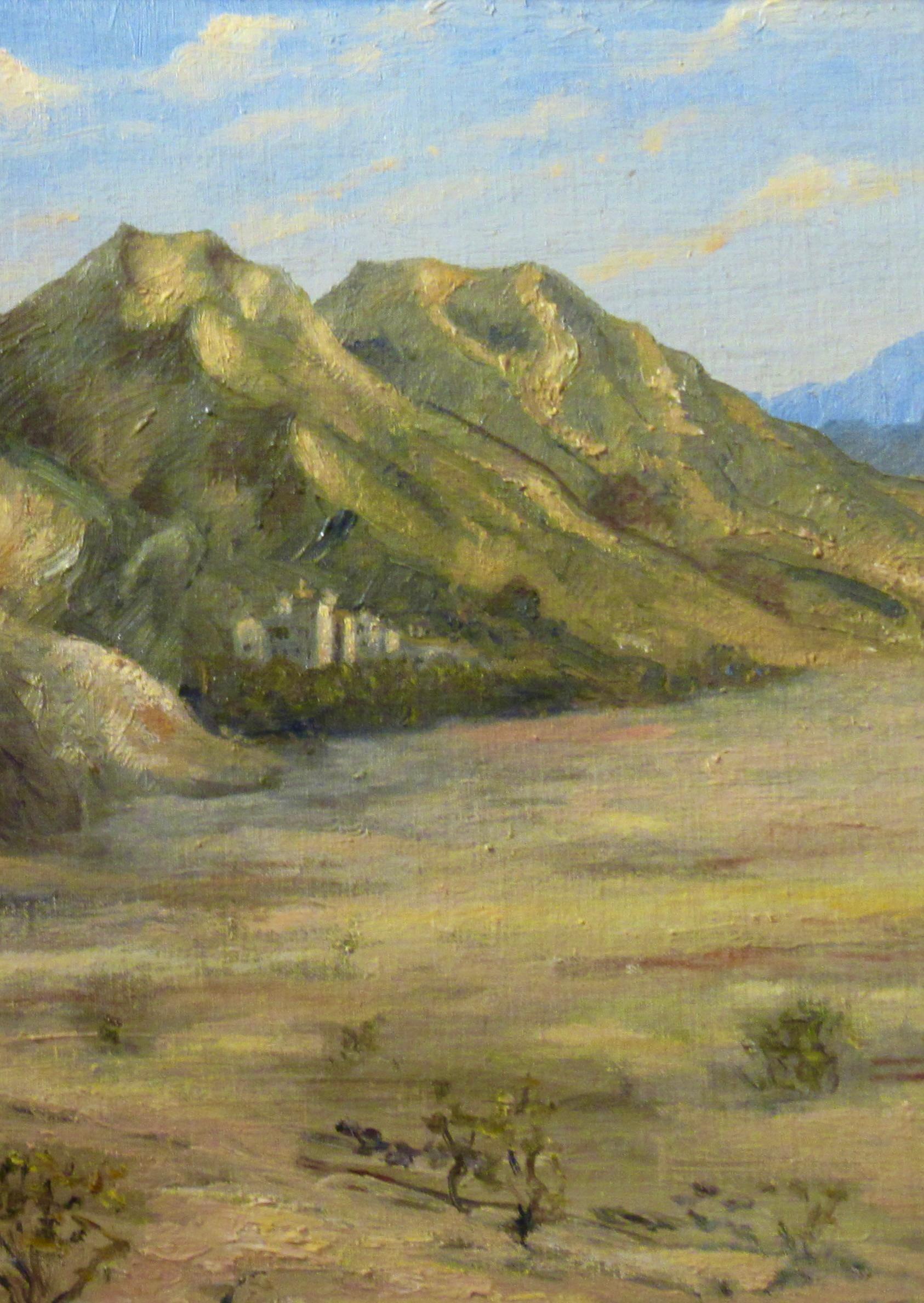 Desert at Death Valley, Kalifornien, 178 Fuß unter Meeres level (Braun), Landscape Painting, von Xavier Barile