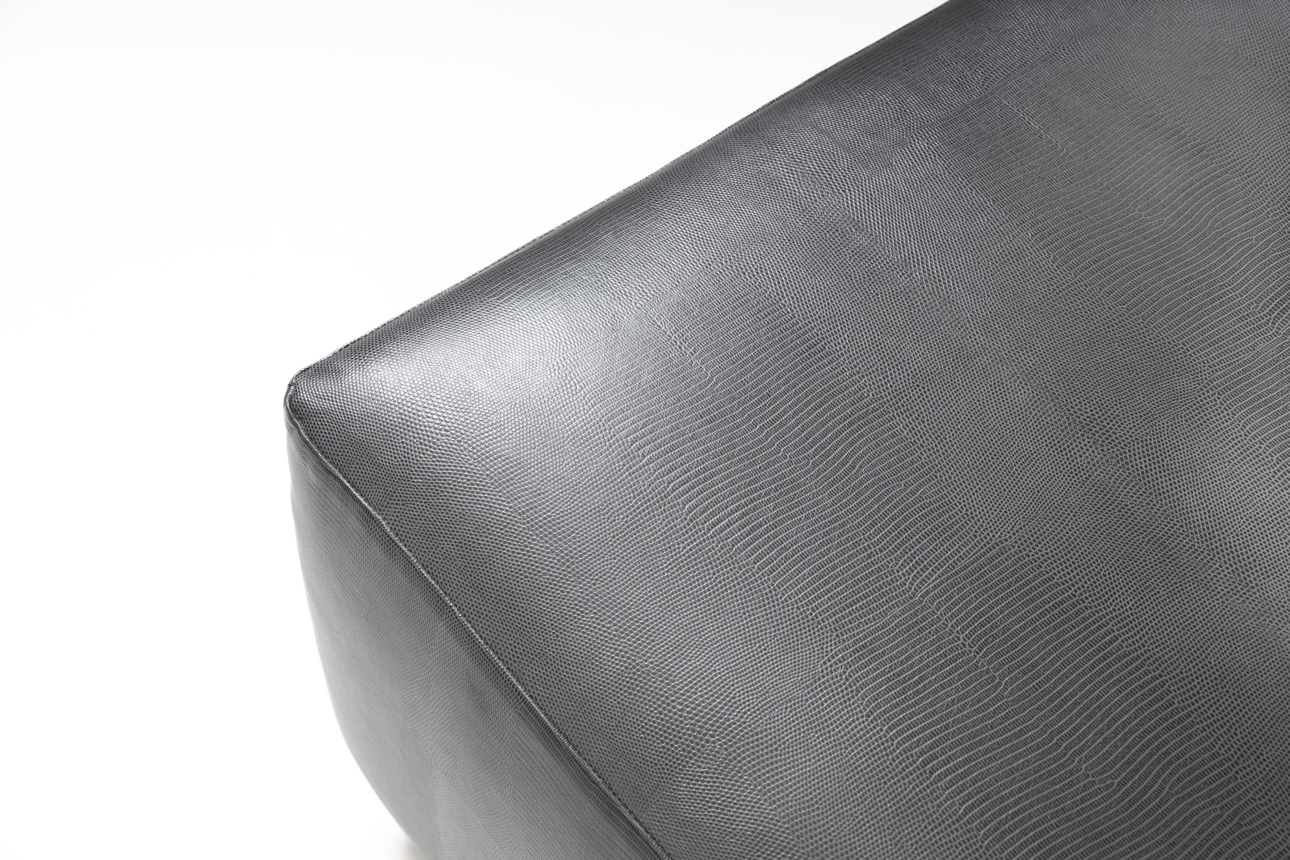 Hand-Crafted Valentine Ottoman For Sale