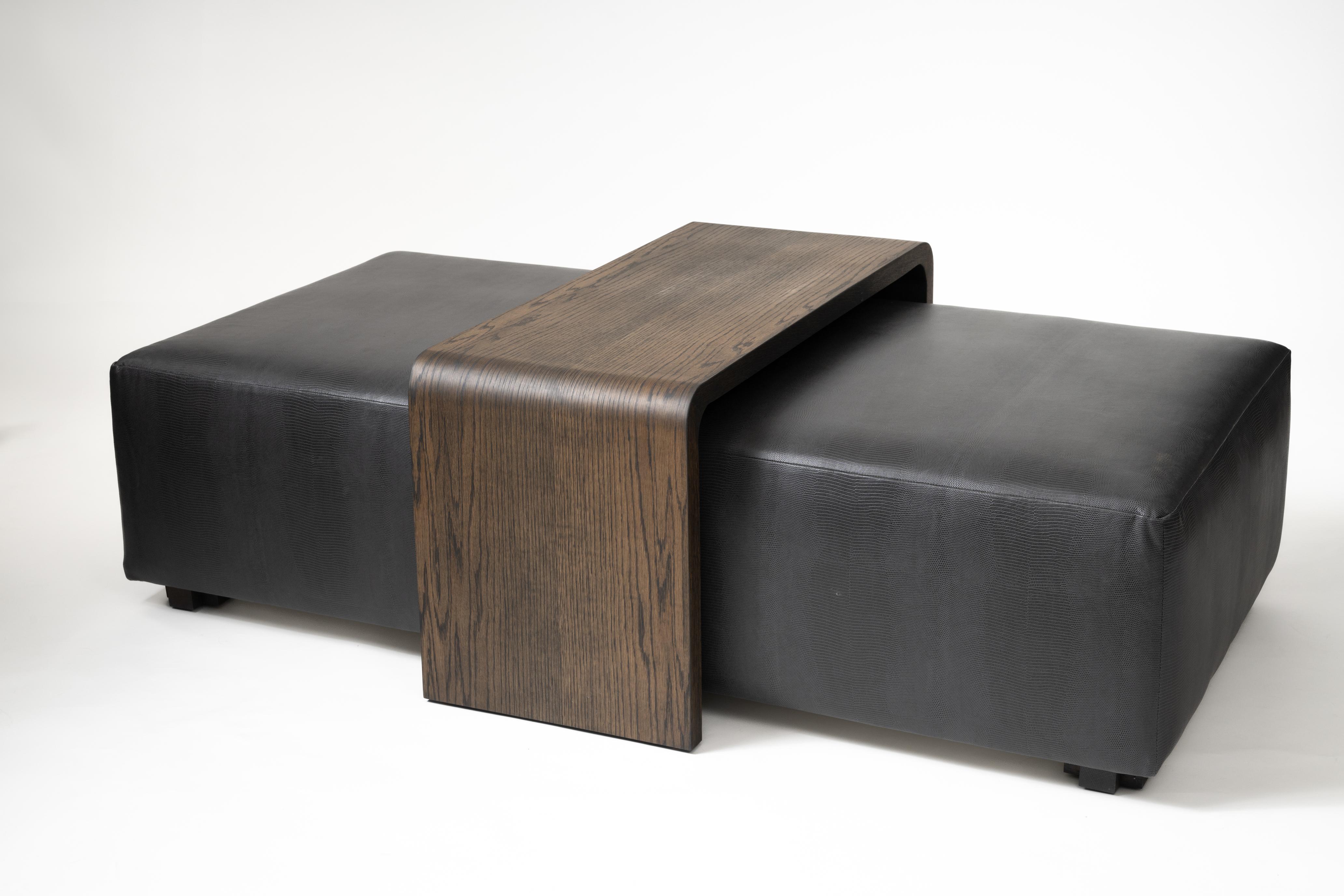 Contemporary Valentine Ottoman For Sale