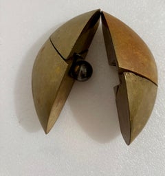 Español Catalán Xavier Corbero Bronce Acero Escultura Arquitectónica Abstracta