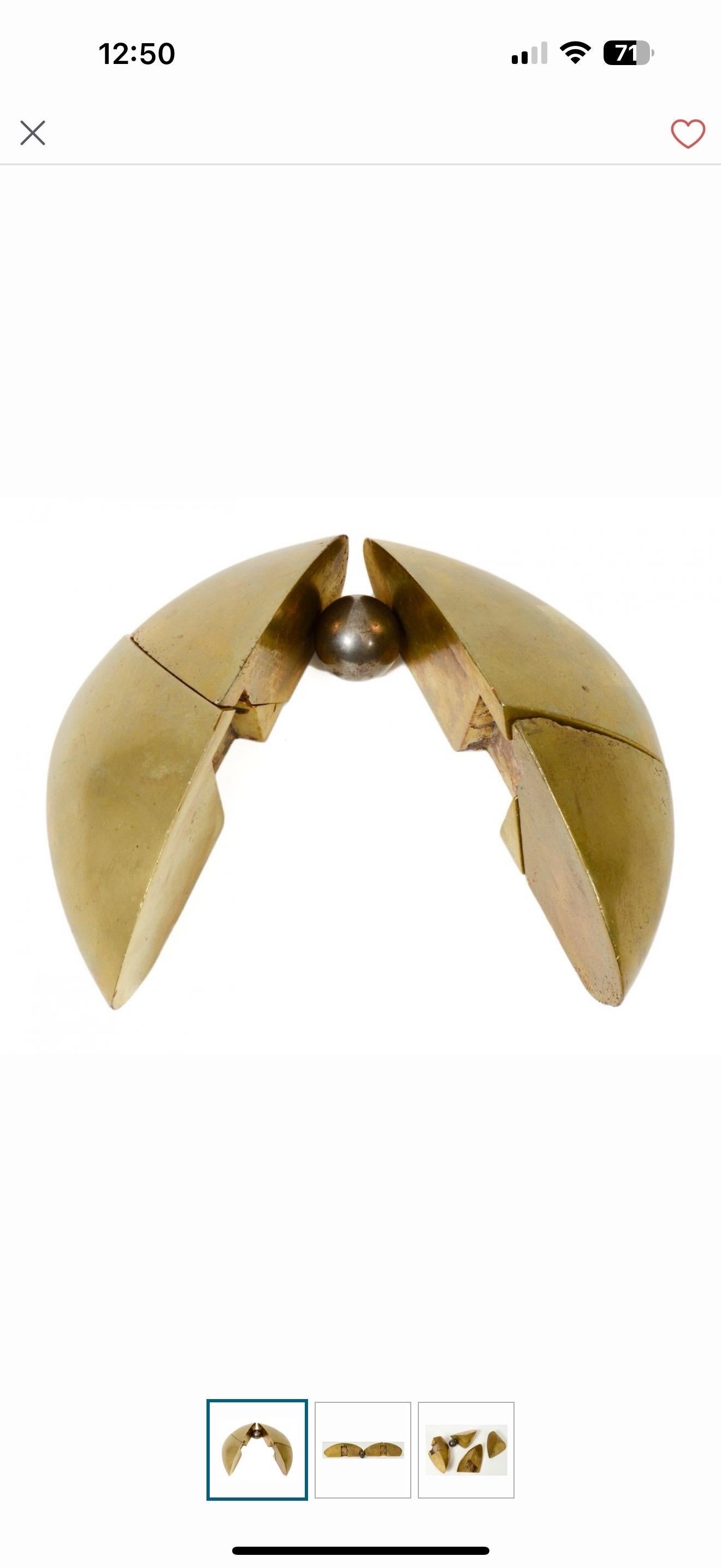 Sculpture abstraite architecturale espagnole catalane Xavier Corbero en bronze et acier en vente 1