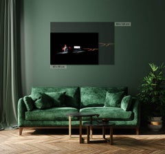 Little Tokyo von Xavier Dumoulin - Zeitgenössische Nachtfotografie, dunkle Straße