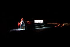Little Tokyo by Xavier Dumoulin - Contemporary night photography, dark road