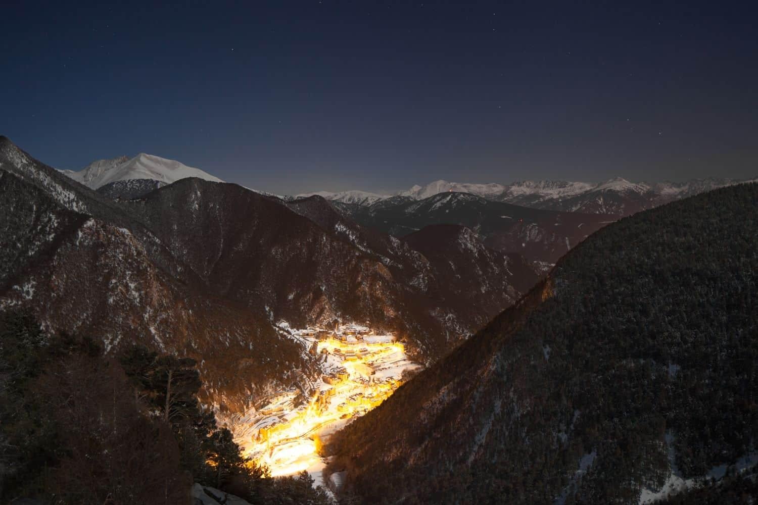 S de Xavier Dumoulin - Photographie de nuit, paysage, montagnes, lumière, neige