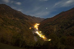 Torrent by Xavier Dumoulin - Night photography, landscape, mountains, light, sky