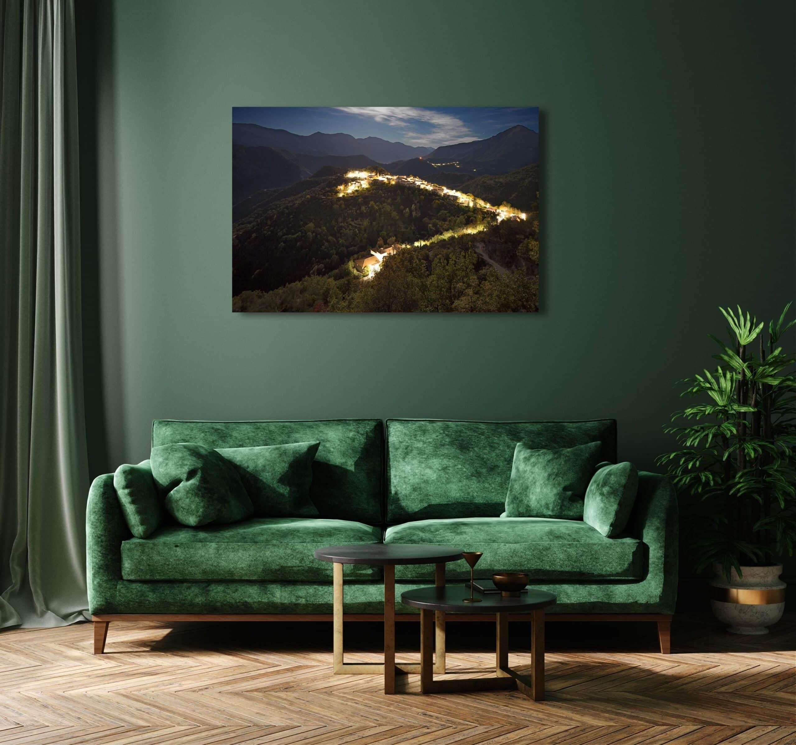 Turn by Xavier Dumoulin - Night photography, landscape, mountains, light For Sale 3