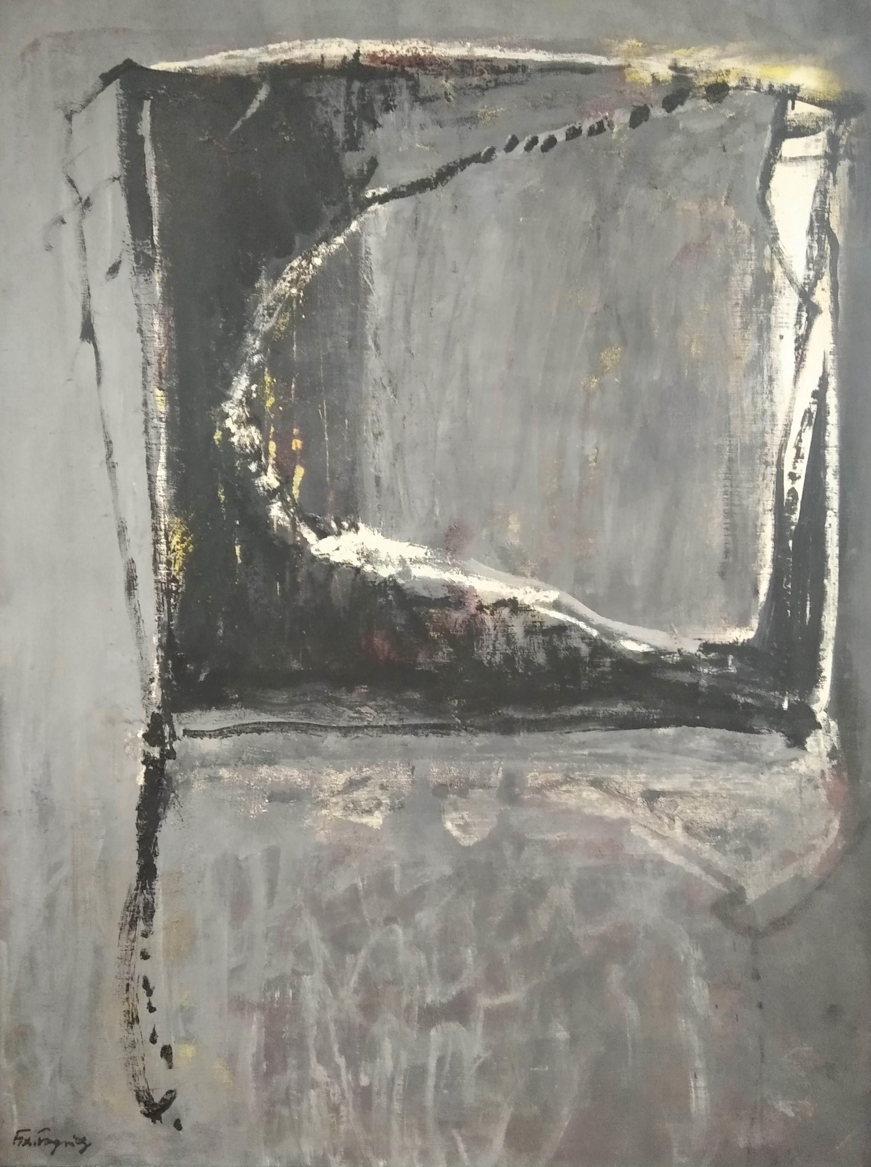 Abstract Painting di Xavier Fagniez- François - Miroir