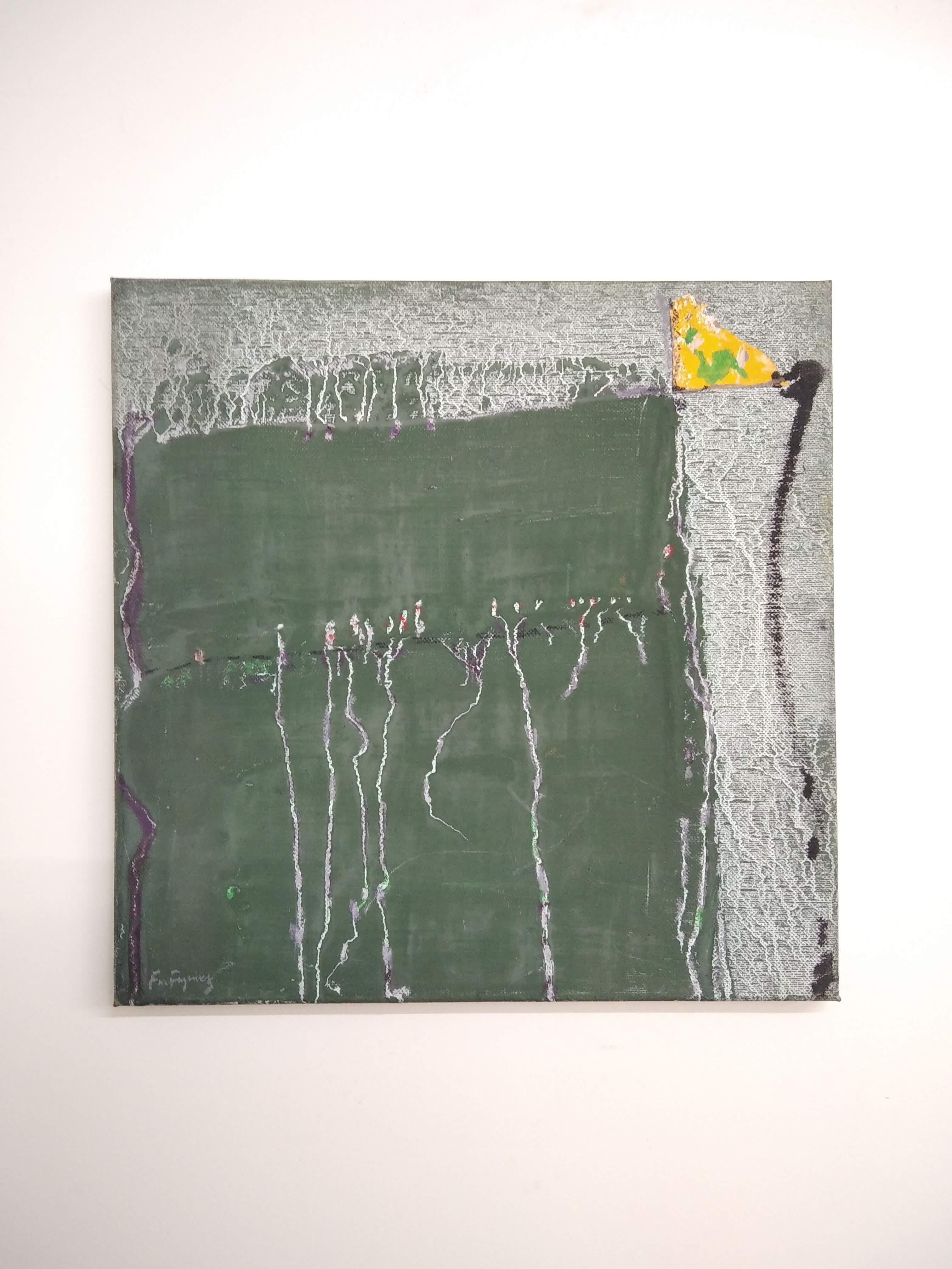 Verte - Painting di Xavier Fagniez-François