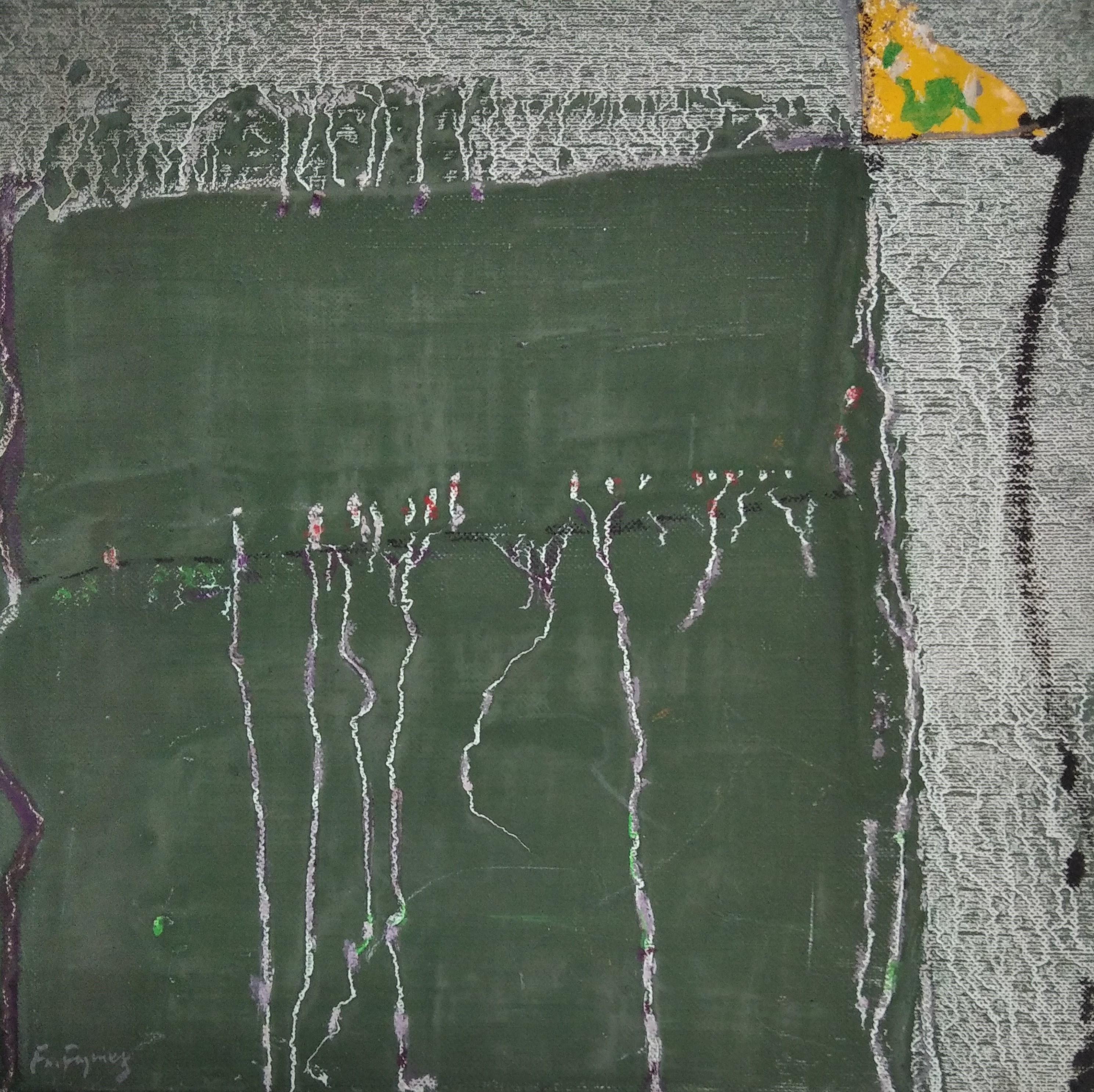 Abstract Painting di Xavier Fagniez-François - Verte