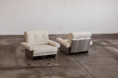 Sessel von Xavier Féal für Inox-Industrie, Frankreich, 1970, 2er-Set