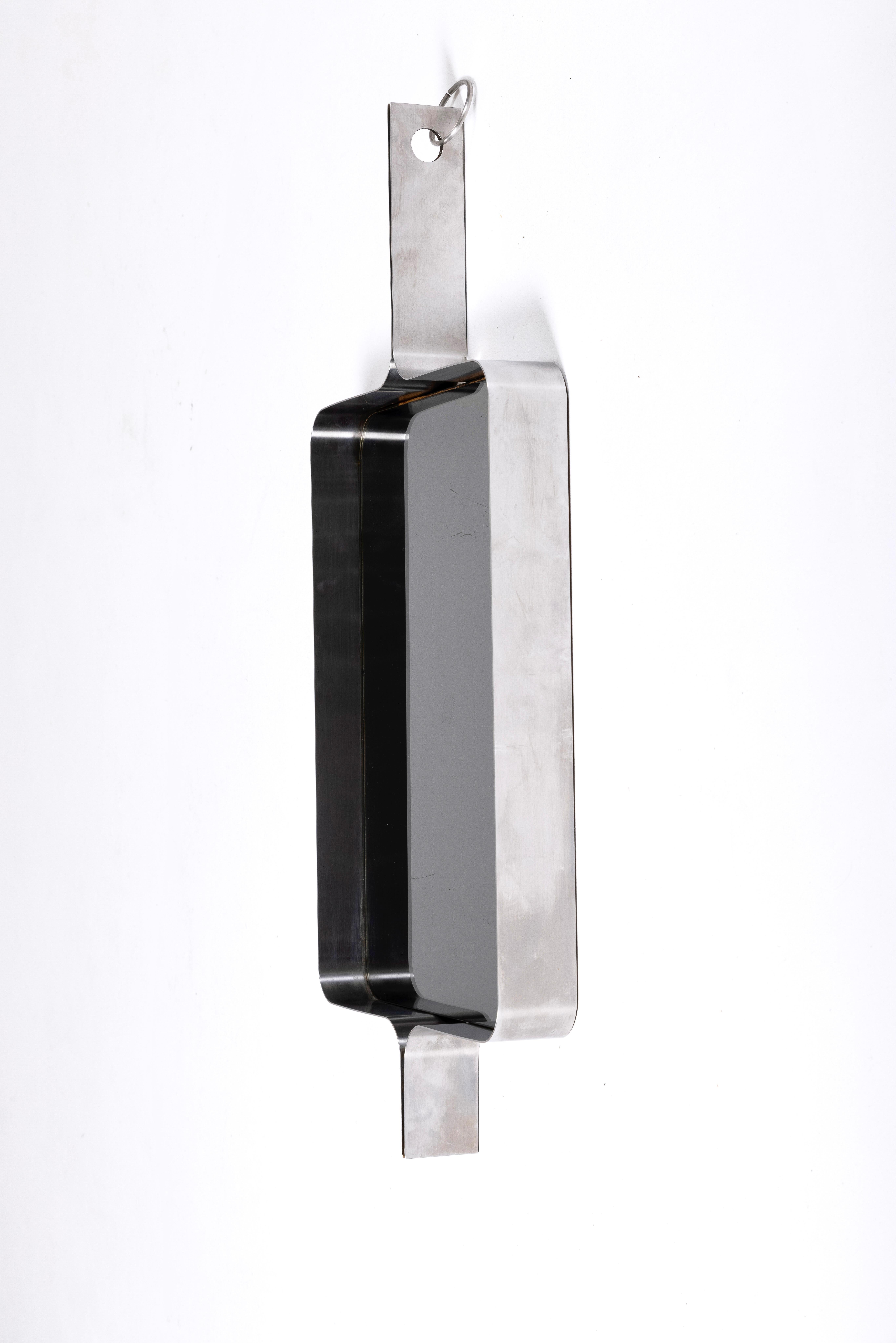 Acier Miroir en acier brossé de Xavier Feal, 1970