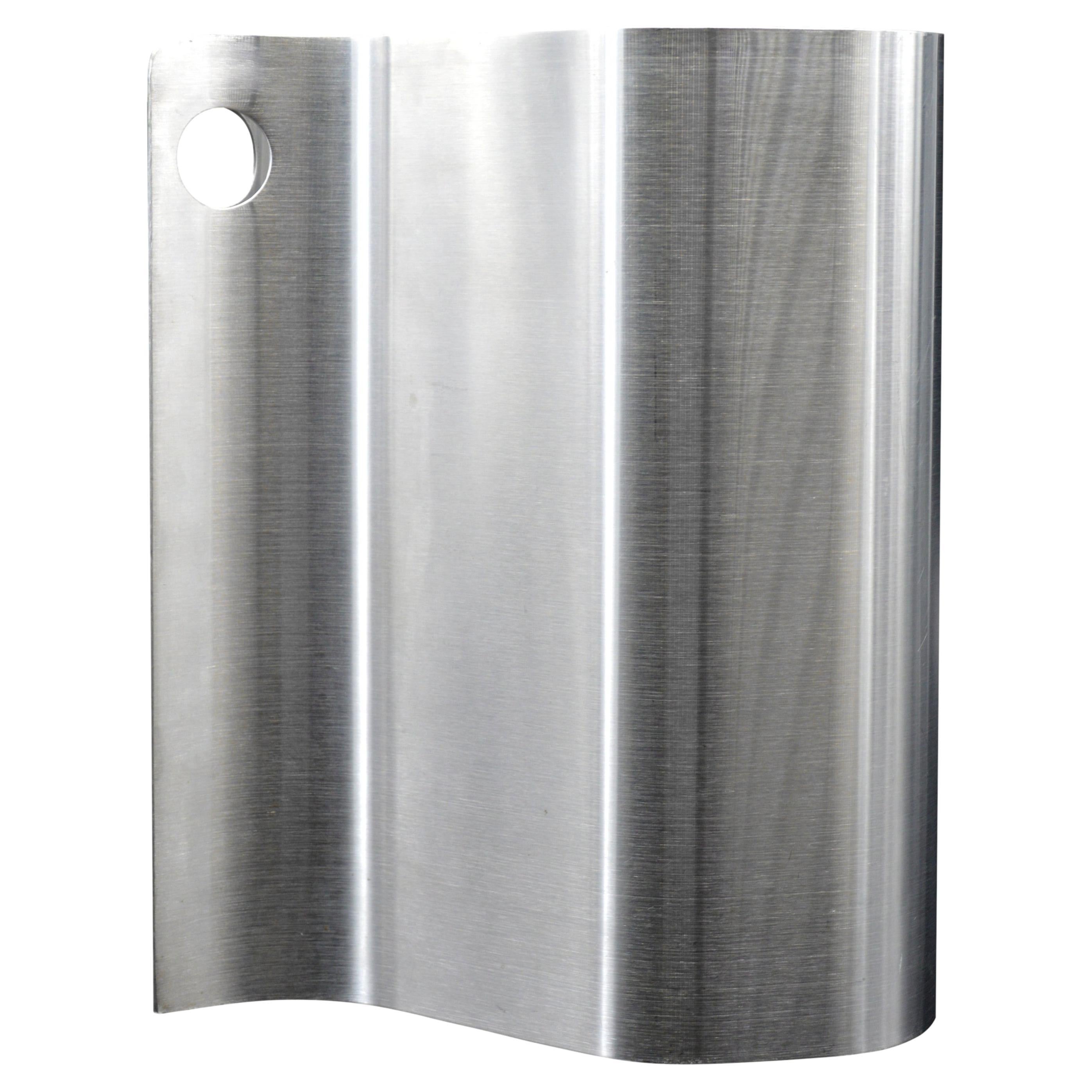 Vintage Industrial Galvanized Steel Waste Basket Trash Can Bin