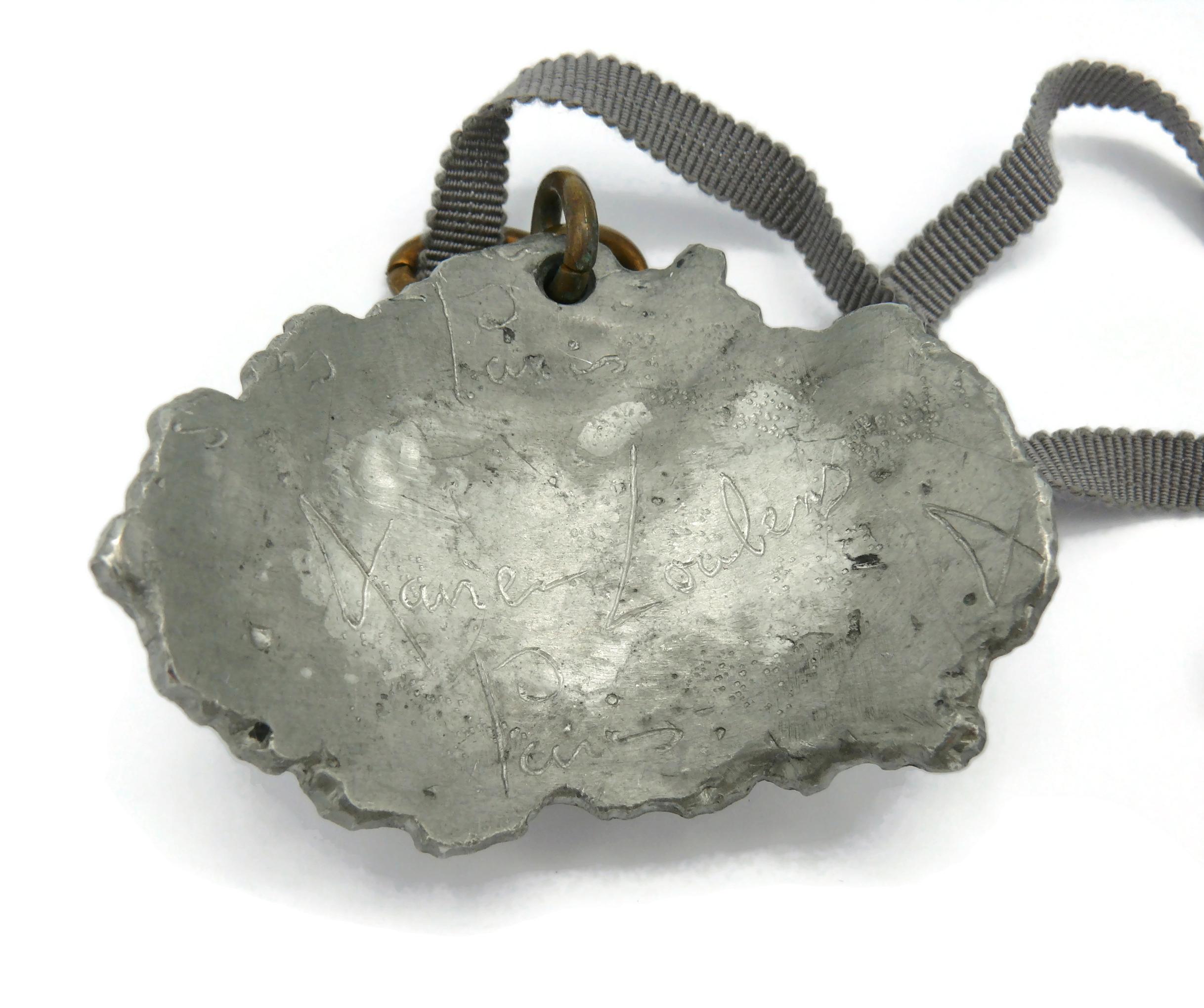 XAVIER LOUBENS Colgante Escultura Labios Brutalista Vintage en venta 6