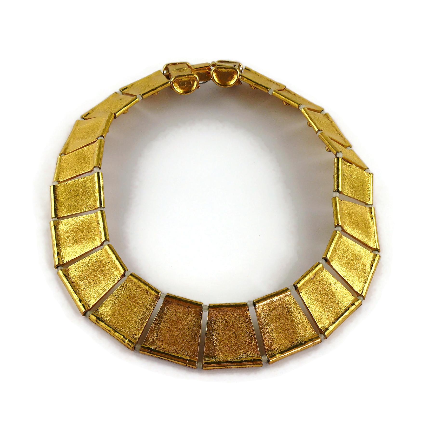Xavier Loubens Vintage Gold Toned Cupid Collar Necklace For Sale 4