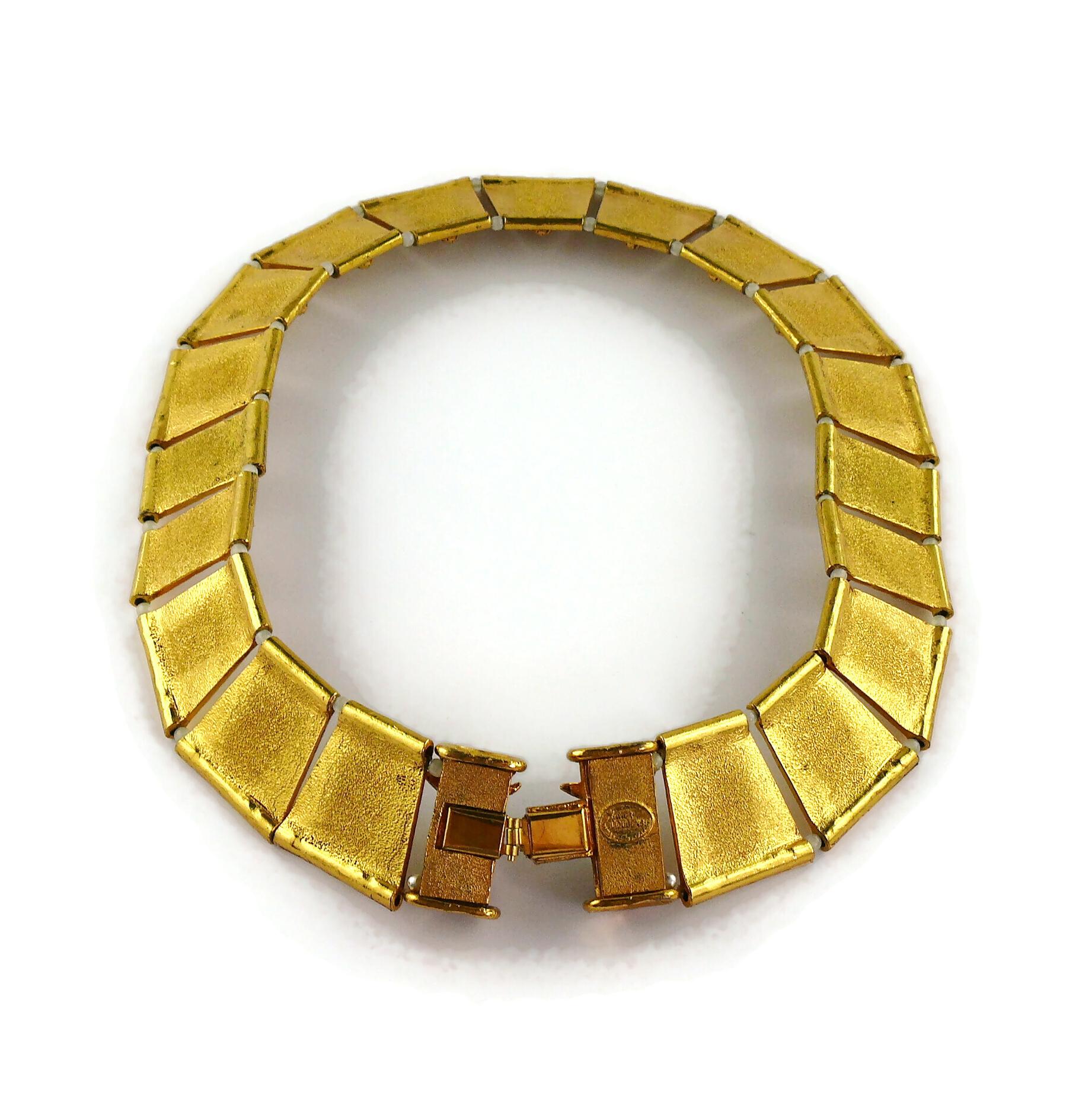 Xavier Loubens Vintage Gold Toned Cupid Collar Necklace For Sale 5