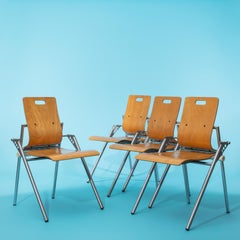 Xavier Matégot (1956-) Chaise pliante XM7, éd. Christian Farjon, c.C. 1985