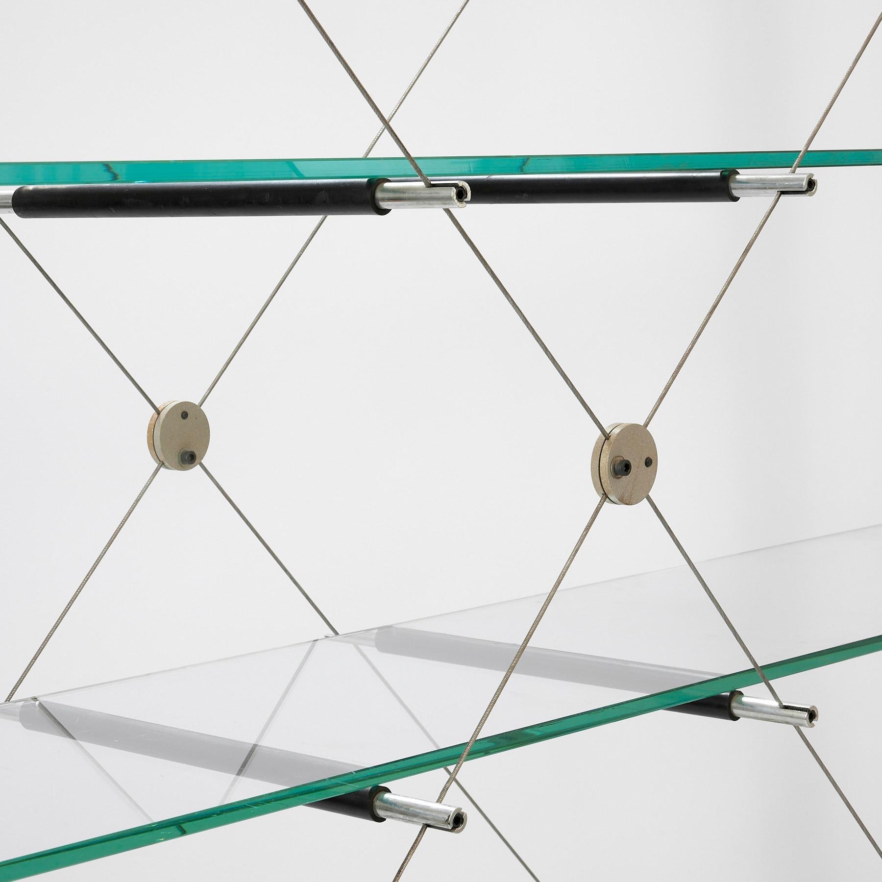 Post-Modern Xavier Mategot (Né En 1956) Bookcase Xm2, 1986 Farjon For Sale