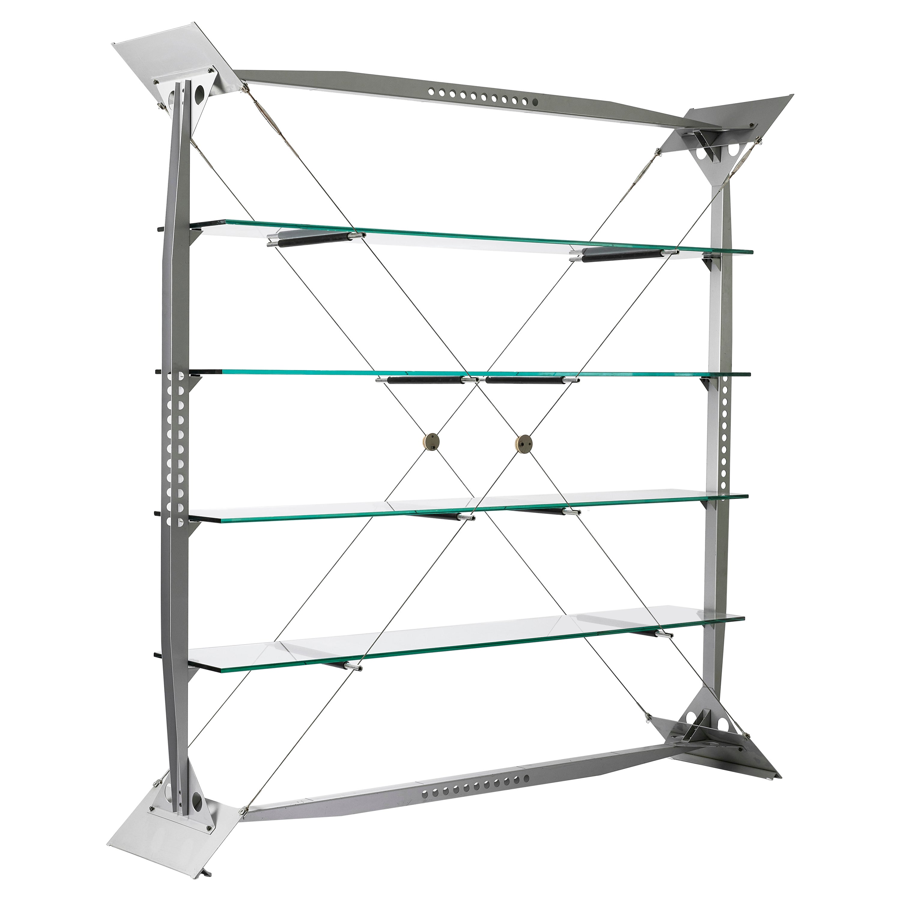 Xavier Mategot (Né En 1956) Bookcase Xm2, 1986 Farjon For Sale