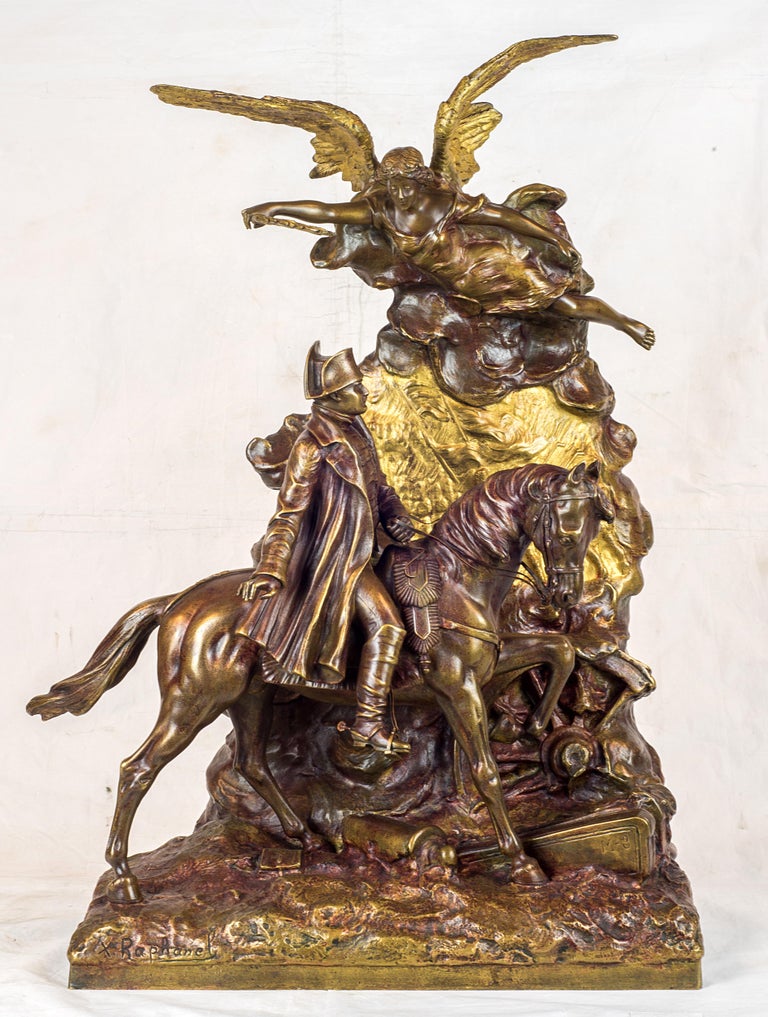 Xavier Raphanel - Napoléon Bonaparte on Horseback at 1stDibs | xavier  raphanel, x raphanel sculpture, xavier napoleon