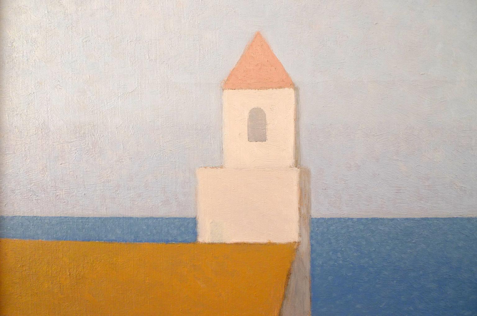 “Calella de Palafrugell”, 20th Century Oil on Canvas by Artist Xavier Valls For Sale 1