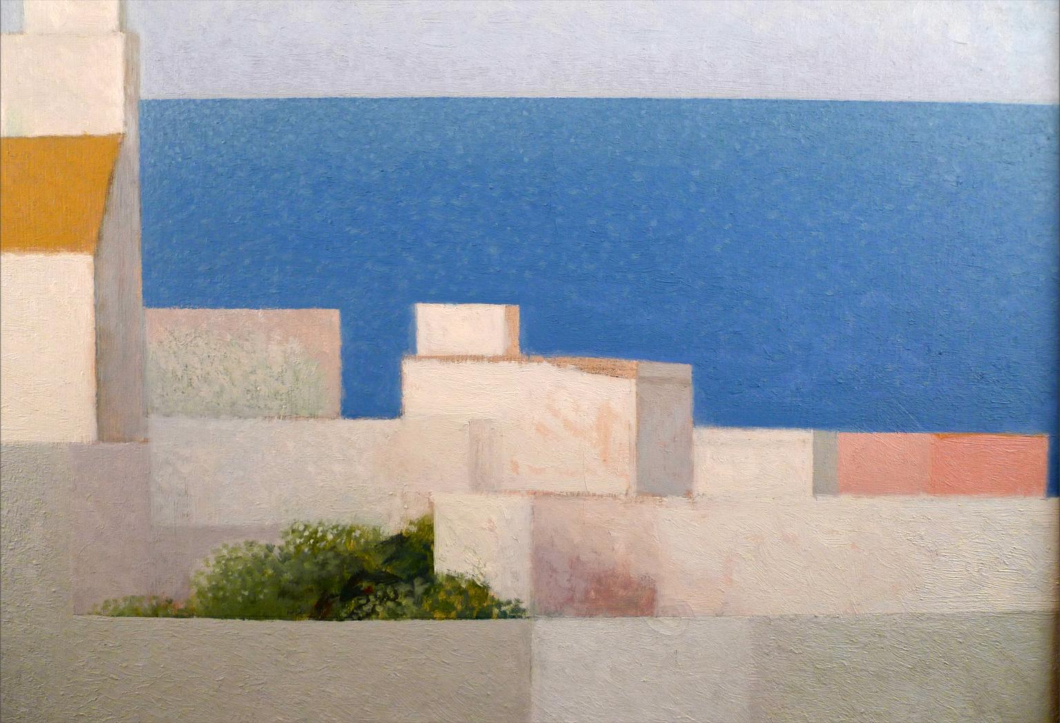“Calella de Palafrugell”, 20th Century Oil on Canvas by Artist Xavier Valls For Sale 2