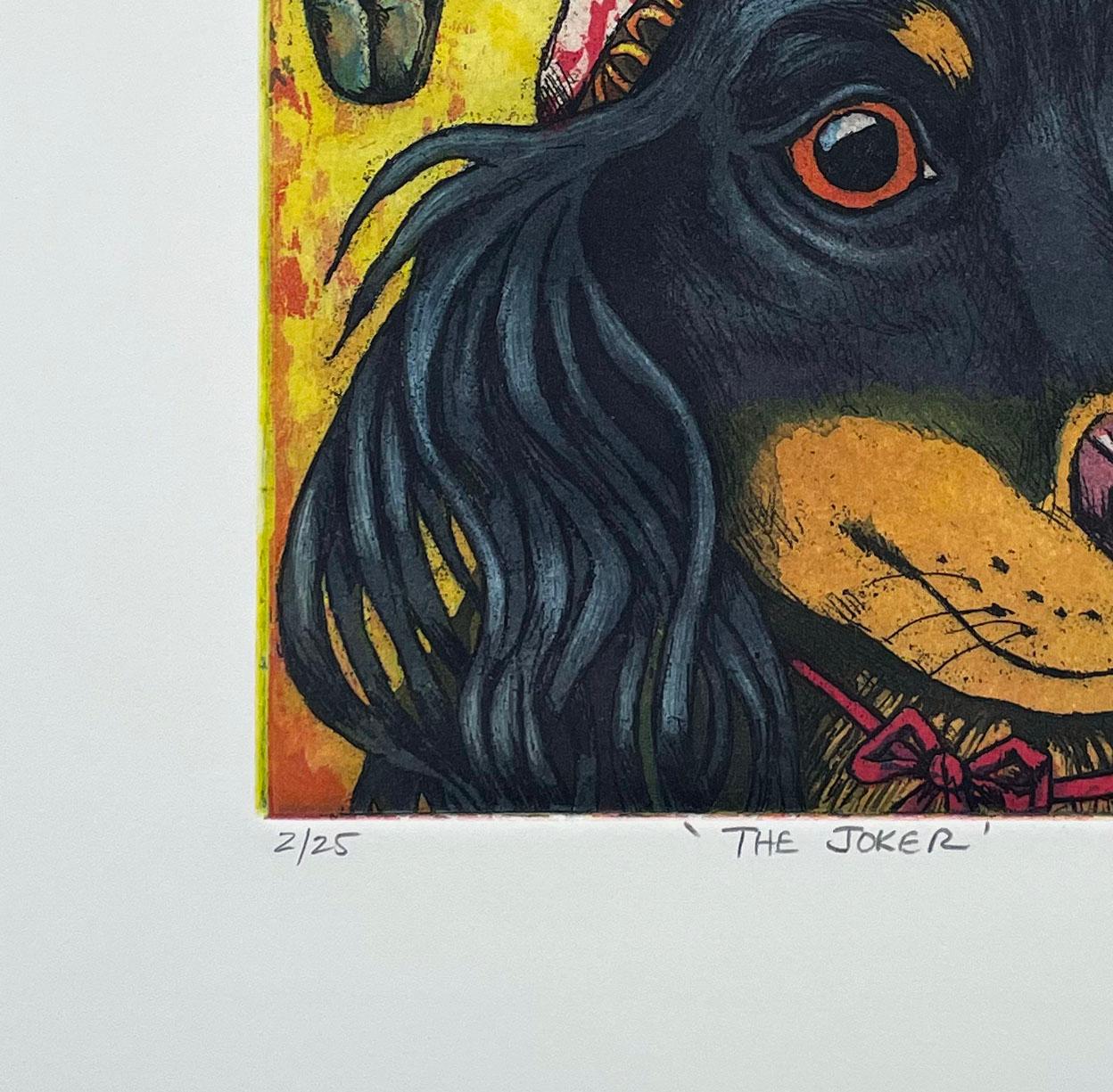 Signed, titled and numbered by the artist. Chicano artist Xavier Viramontes is known for both political subject matter, initmate family scenes and the humor found in this series of dog portraits.

In the 1970's, Viramontes worked with the Galeria De