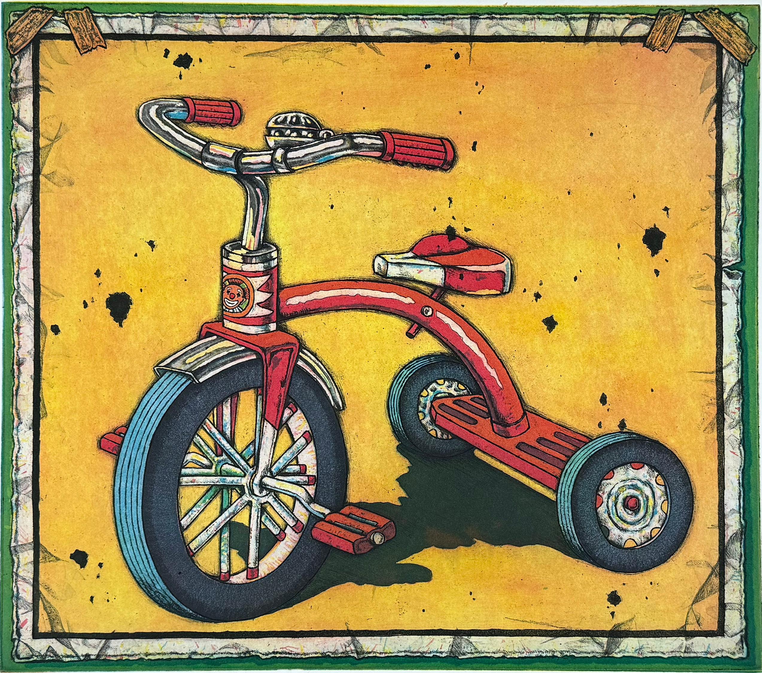 Xavier Viramontes Print - The Notorious Red Trike