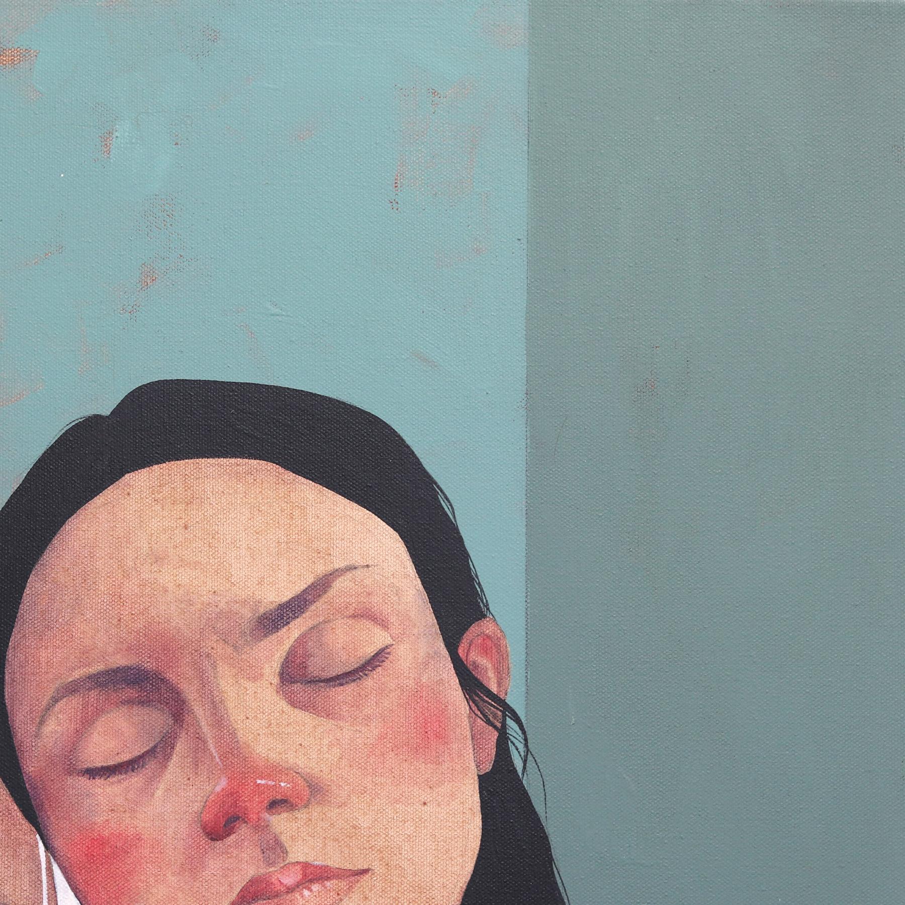 Enracinées dans l'introspection et la nuance émotionnelle, les œuvres figuratives en techniques mixtes de Xenia Gray capturent la tension tranquille entre la solitude et la connexion. Ses peintures représentent souvent la forme humaine suspendue