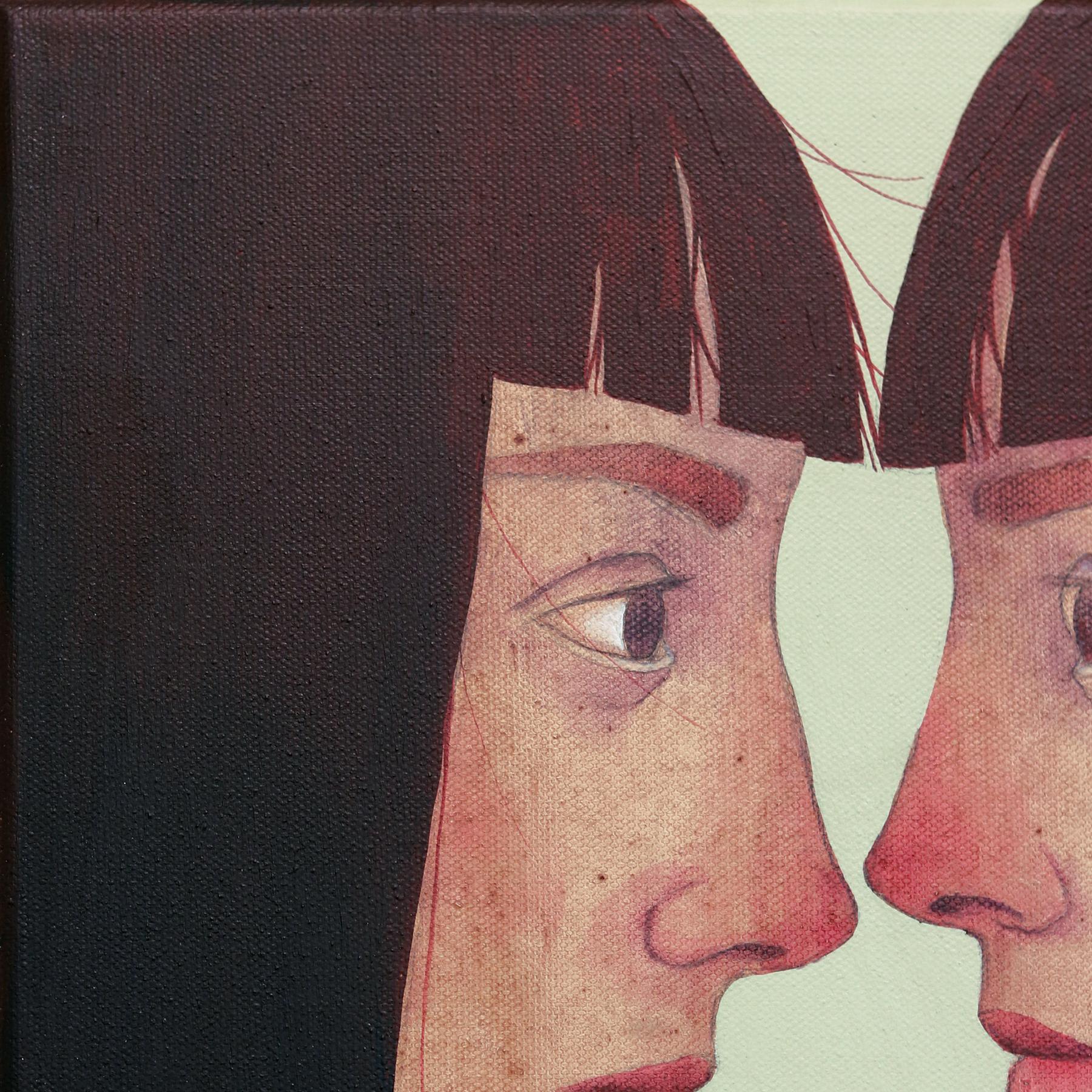 Enracinées dans l'introspection et la nuance émotionnelle, les œuvres figuratives en techniques mixtes de Xenia Gray capturent la tension tranquille entre la solitude et la connexion. Ses peintures représentent souvent la forme humaine suspendue