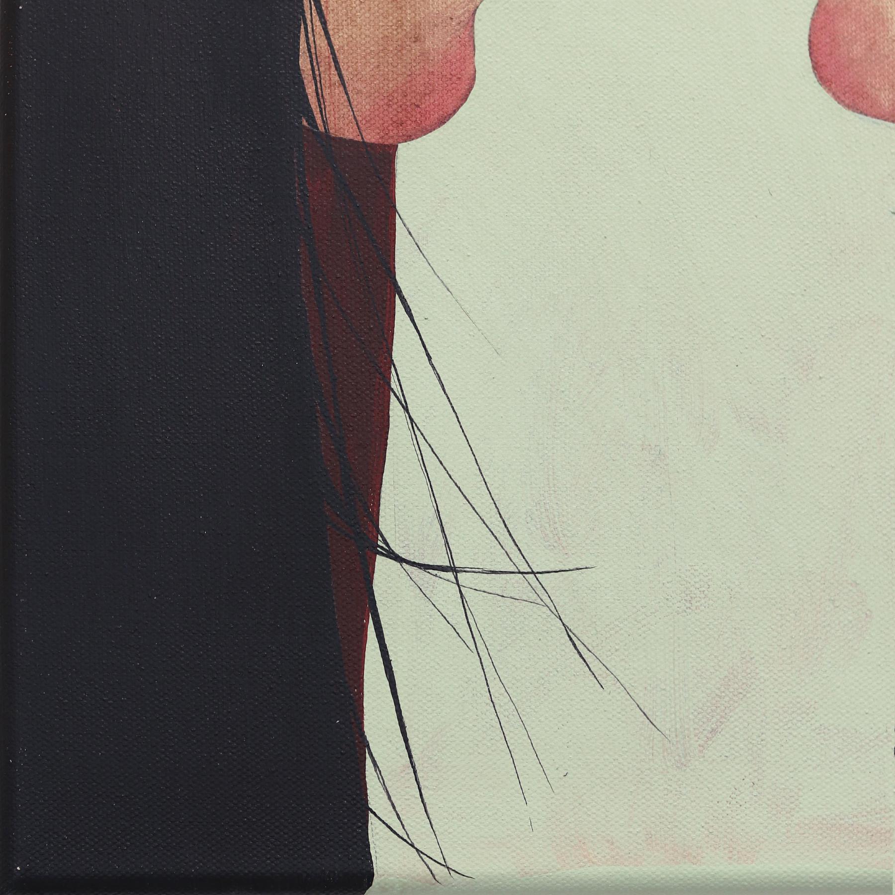 Know Yourself - Original Dramatic Abstract Figurative Portrait Acrylic Painting en vente 4
