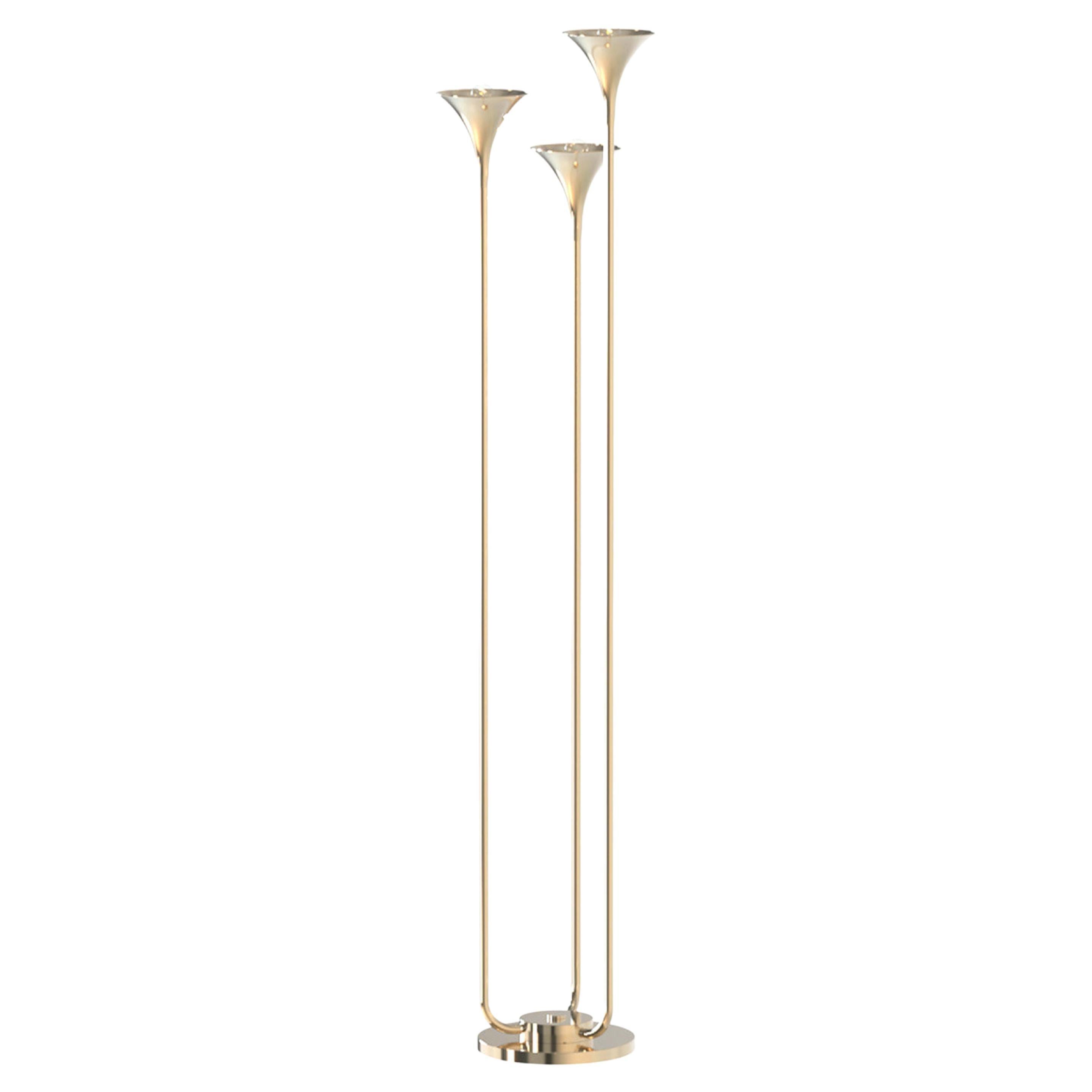 Xeno 3-Light Floor Lamp For Sale