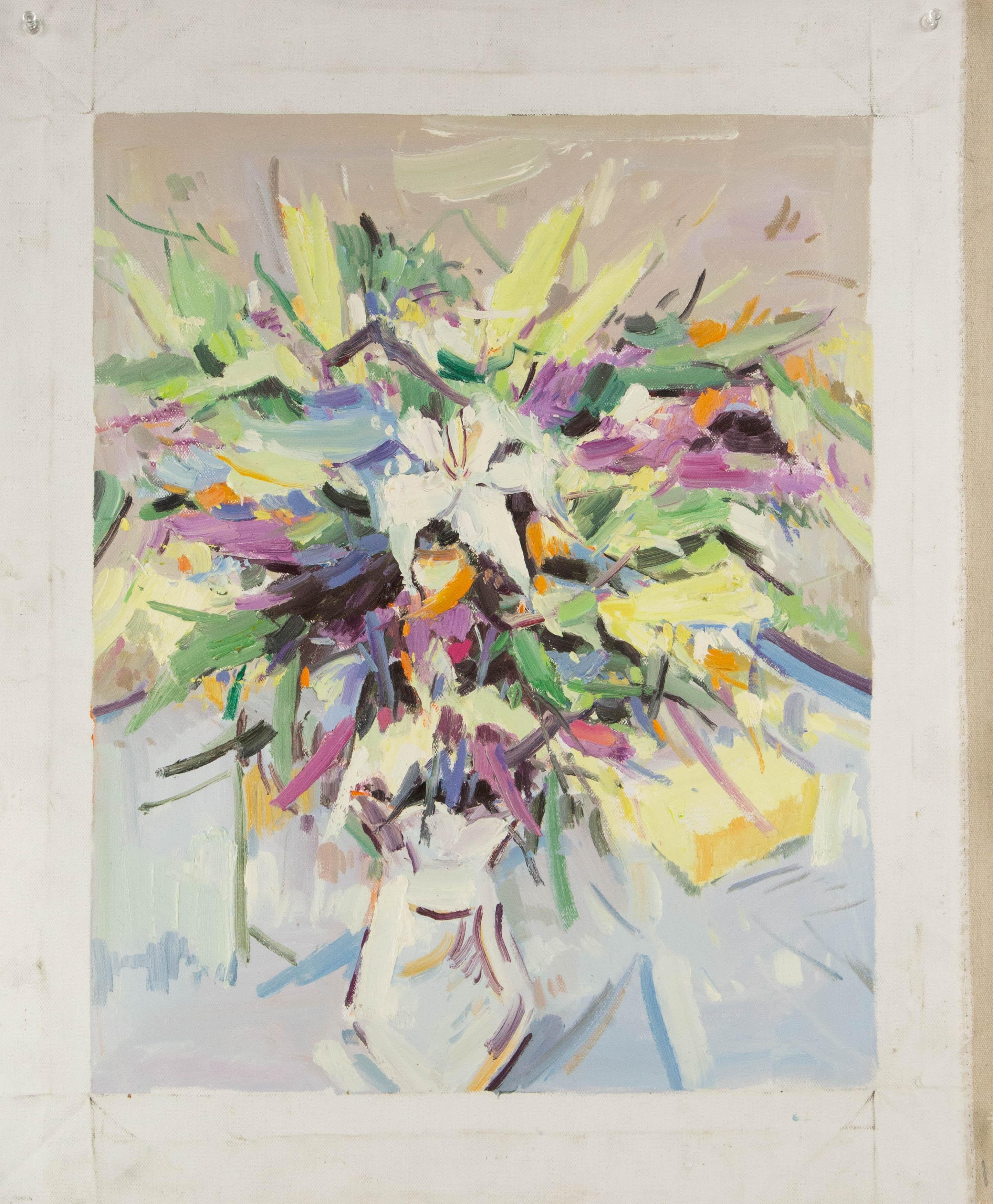 Xianchao An He Huile originale sur toile 