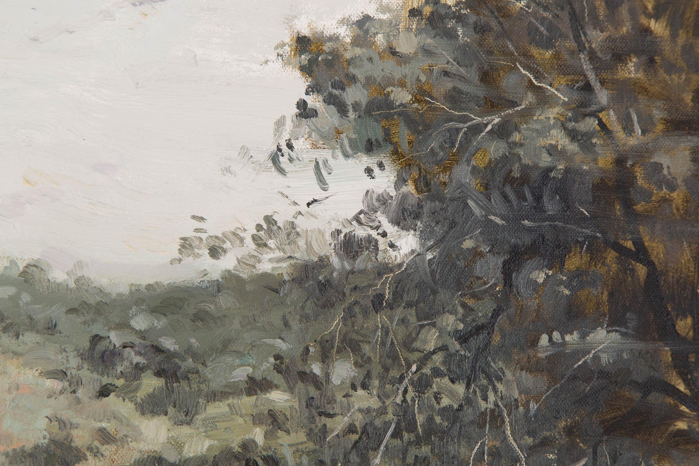  Titel: Sommersonnenwende
 Medium: Öl auf Leinwand
 Größe: 19 x 23 Zoll
 Rahmen: Einrahmungsmöglichkeiten vorhanden!
 Zustand: Das Gemälde scheint in ausgezeichnetem Zustand zu sein.
 
 Jahr: 2014
 Künstler: Xianchao He
 Unterschrift: Unterzeichnet
