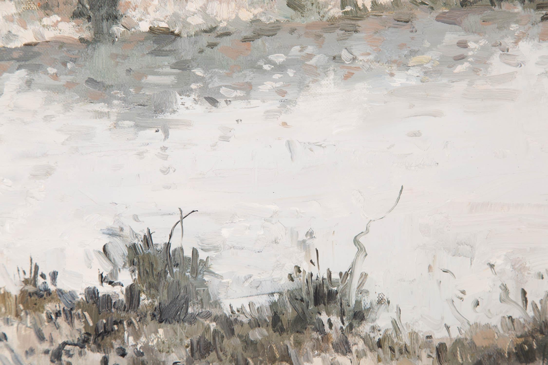 Xianchao He Impressionistisches Original Ölgemälde auf Leinwand „Sommer solstice“ von Xianchao He im Angebot 2
