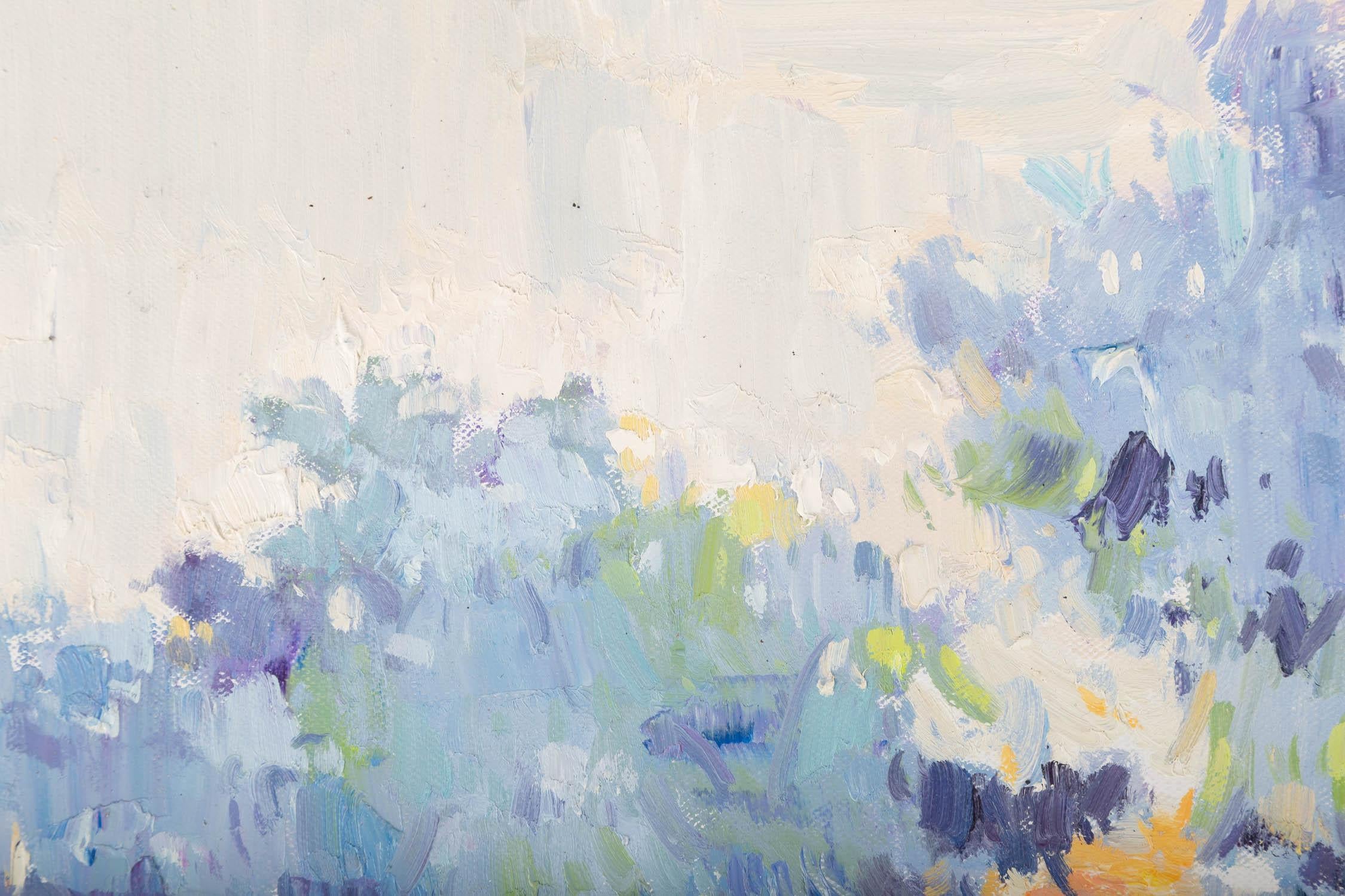 Xianchao He Landscape Original Oil On Canvas 