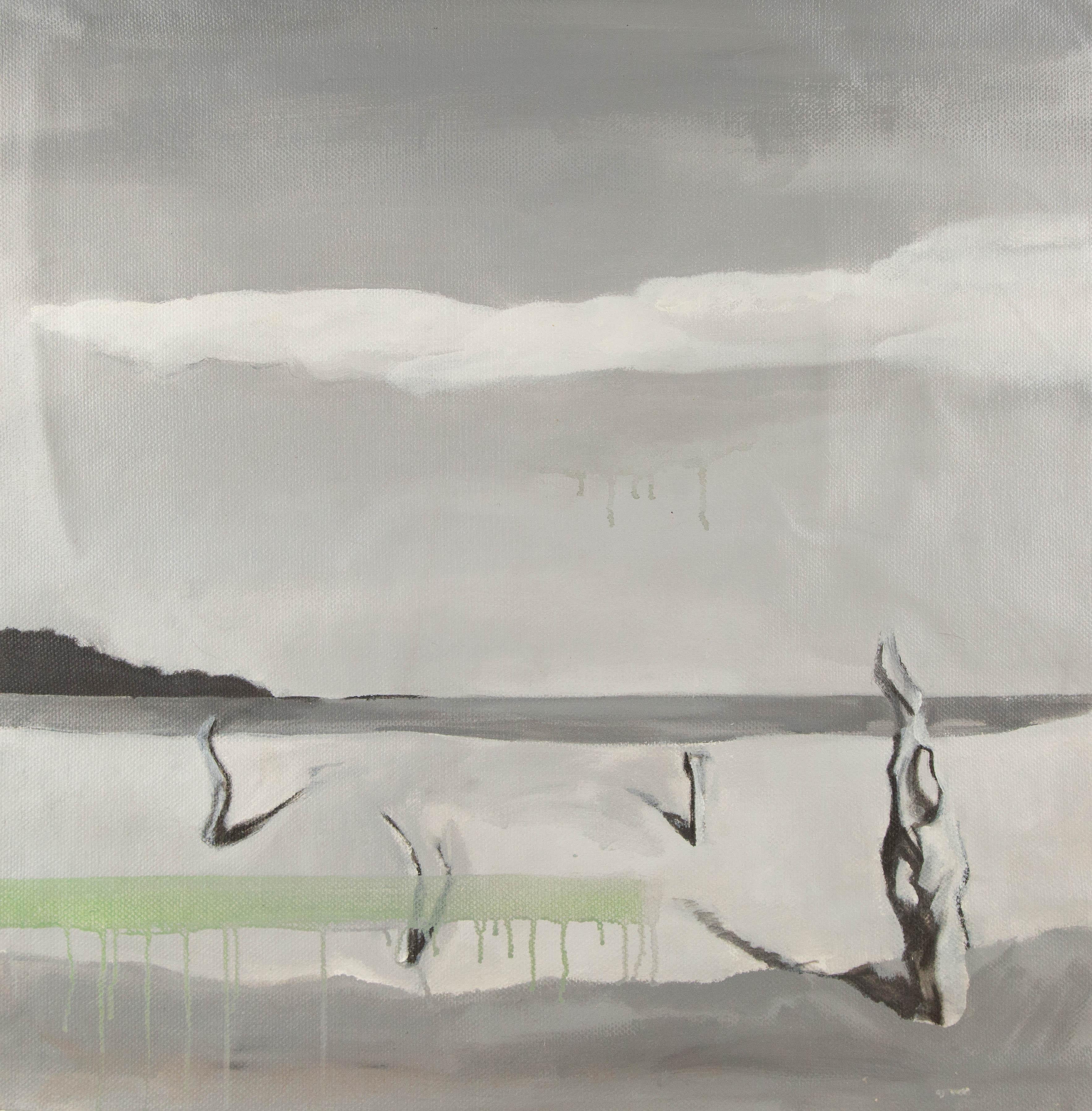 Xiang Niu Landscape Original Oil On Canvas "Cloud Scenery"