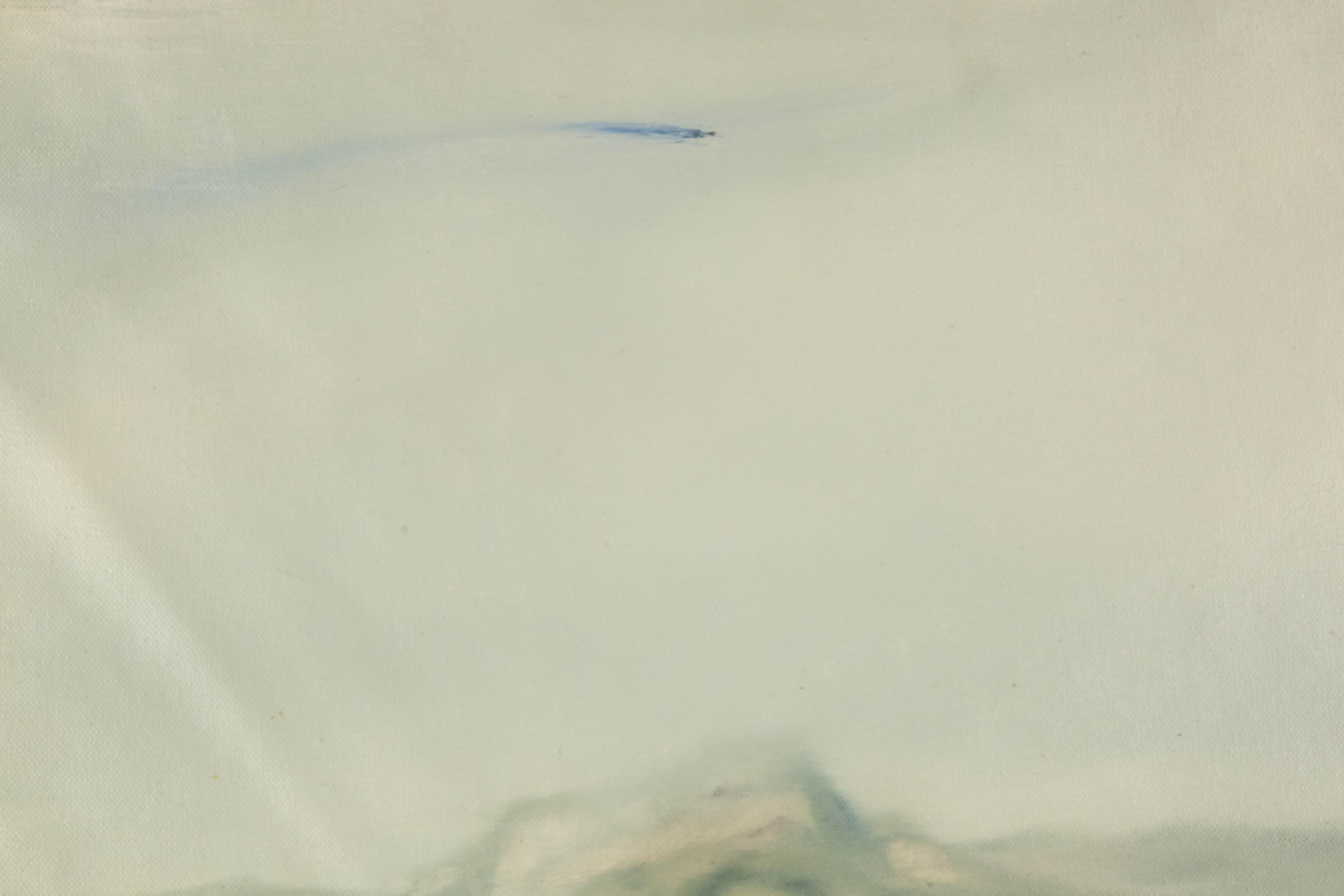 Xiang Niu Paesaggio originale olio su tela 