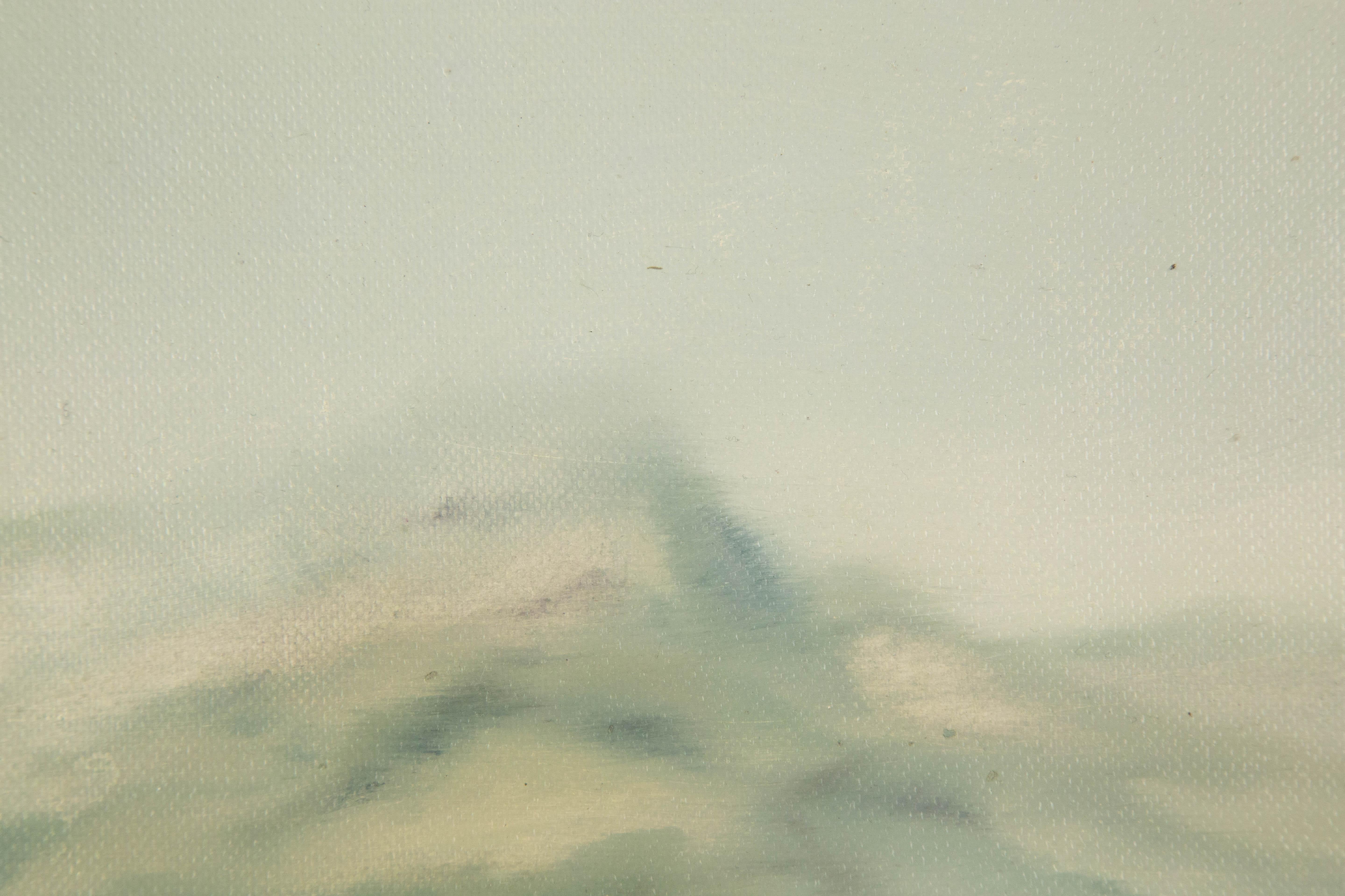 Xiang Niu Paesaggio originale olio su tela 