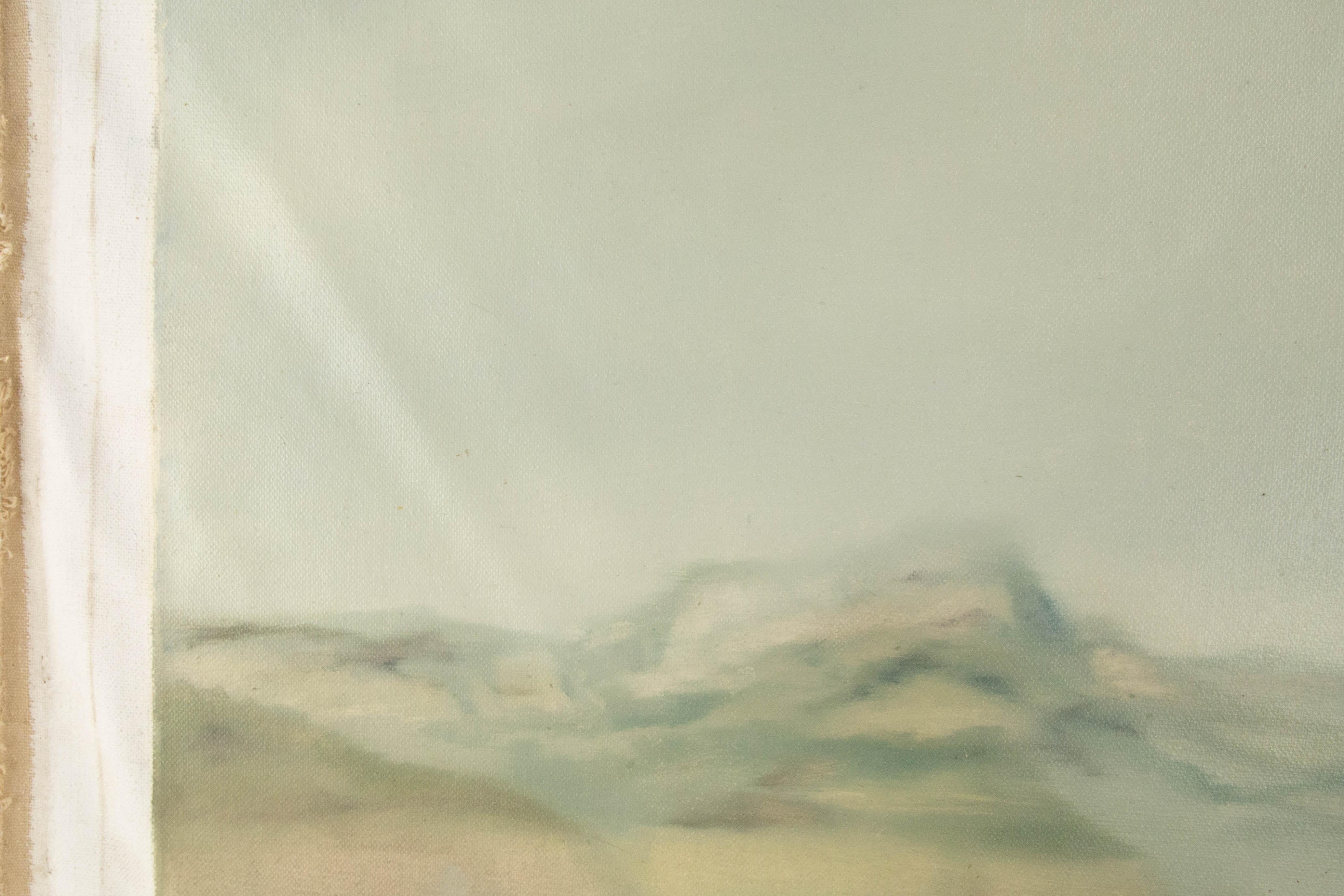 Xiang Niu Paesaggio originale olio su tela 