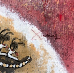 "Any Life of Home, " Mixed Media Painting on Paper, Signed