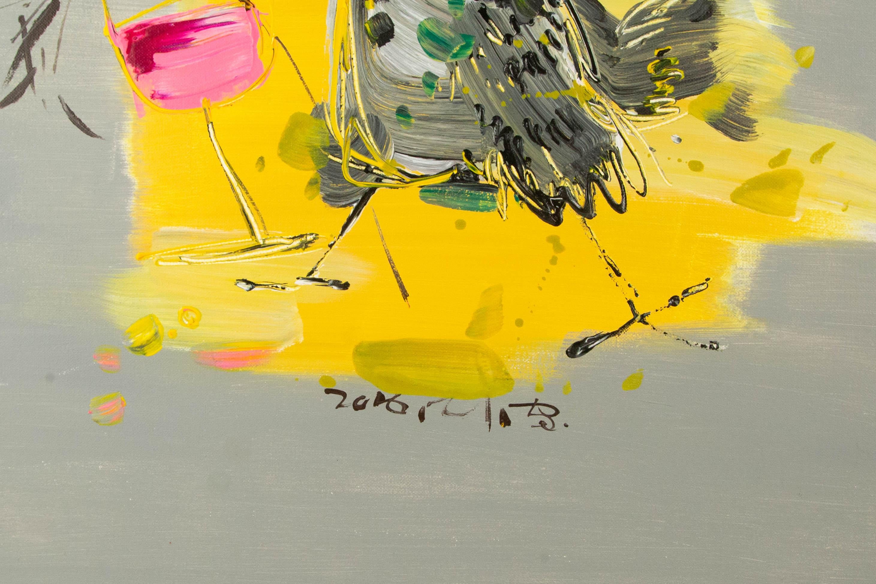 XiaoChi Tian Contemporary Original Acrylic On Canvas 