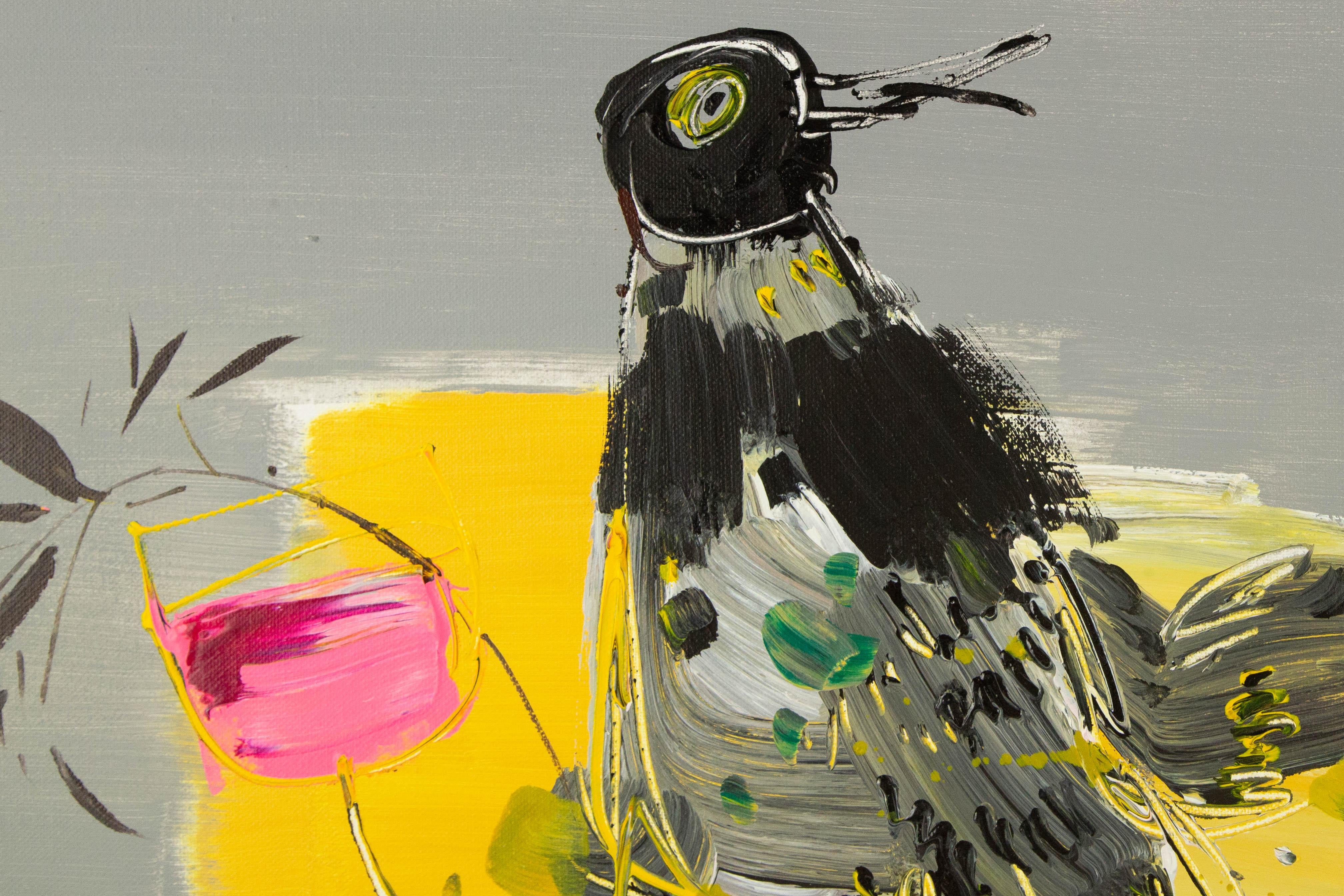 XiaoChi Tian Contemporary Original Acrylic On Canvas 