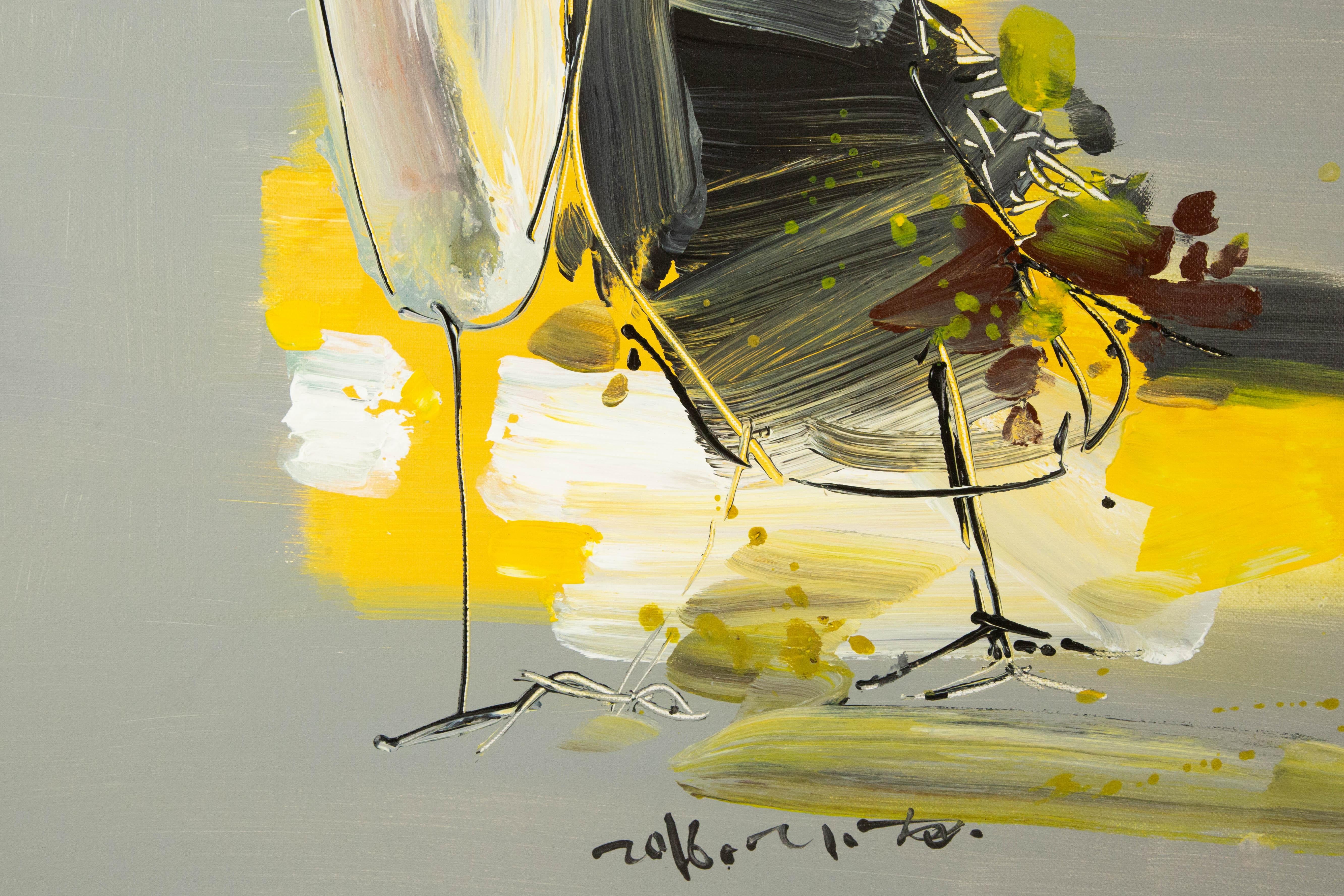 XiaoChi Tian Contemporary Original Acrylic Painting 