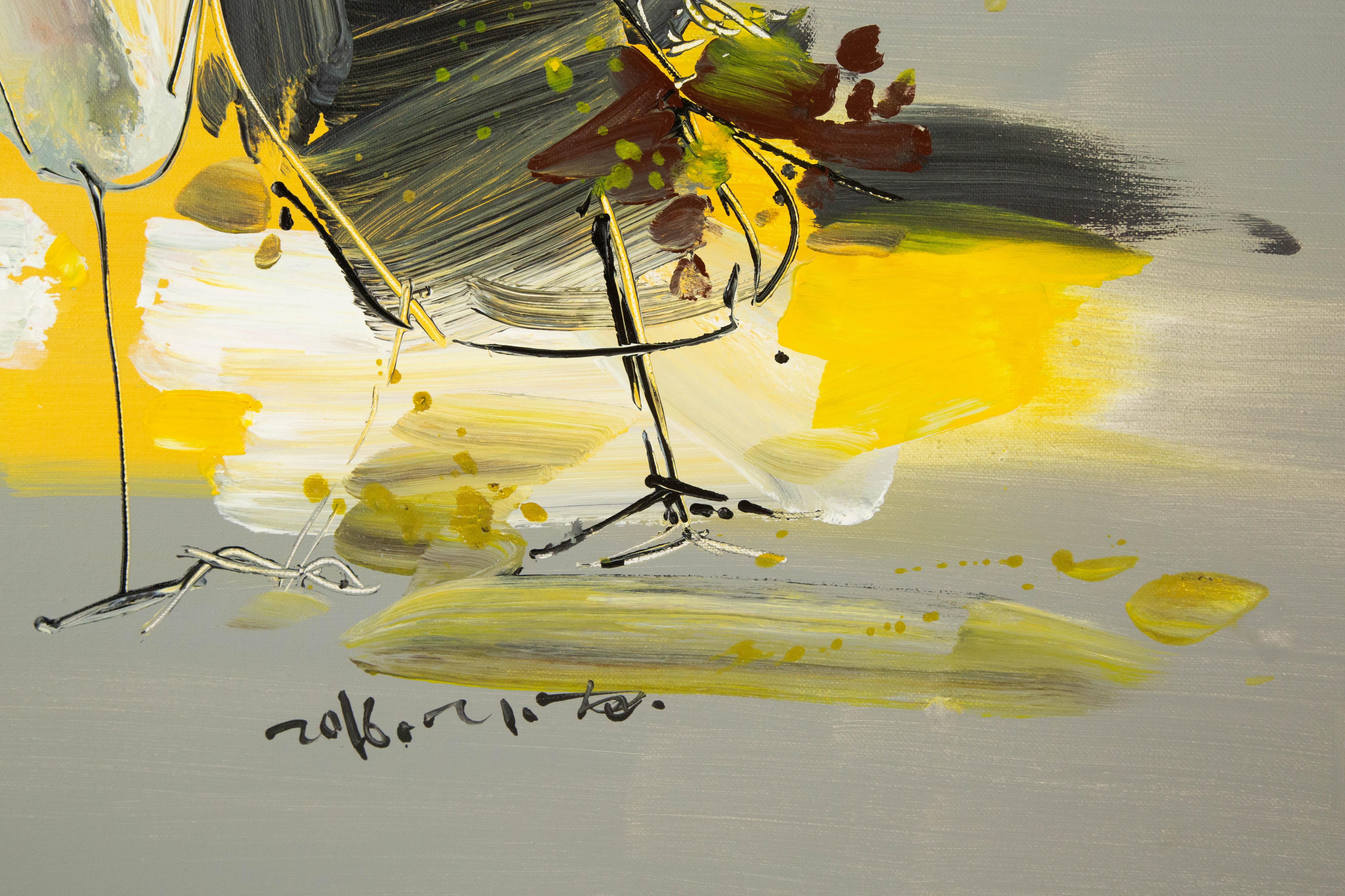 XiaoChi Tian Contemporary Original Acrylic Painting 