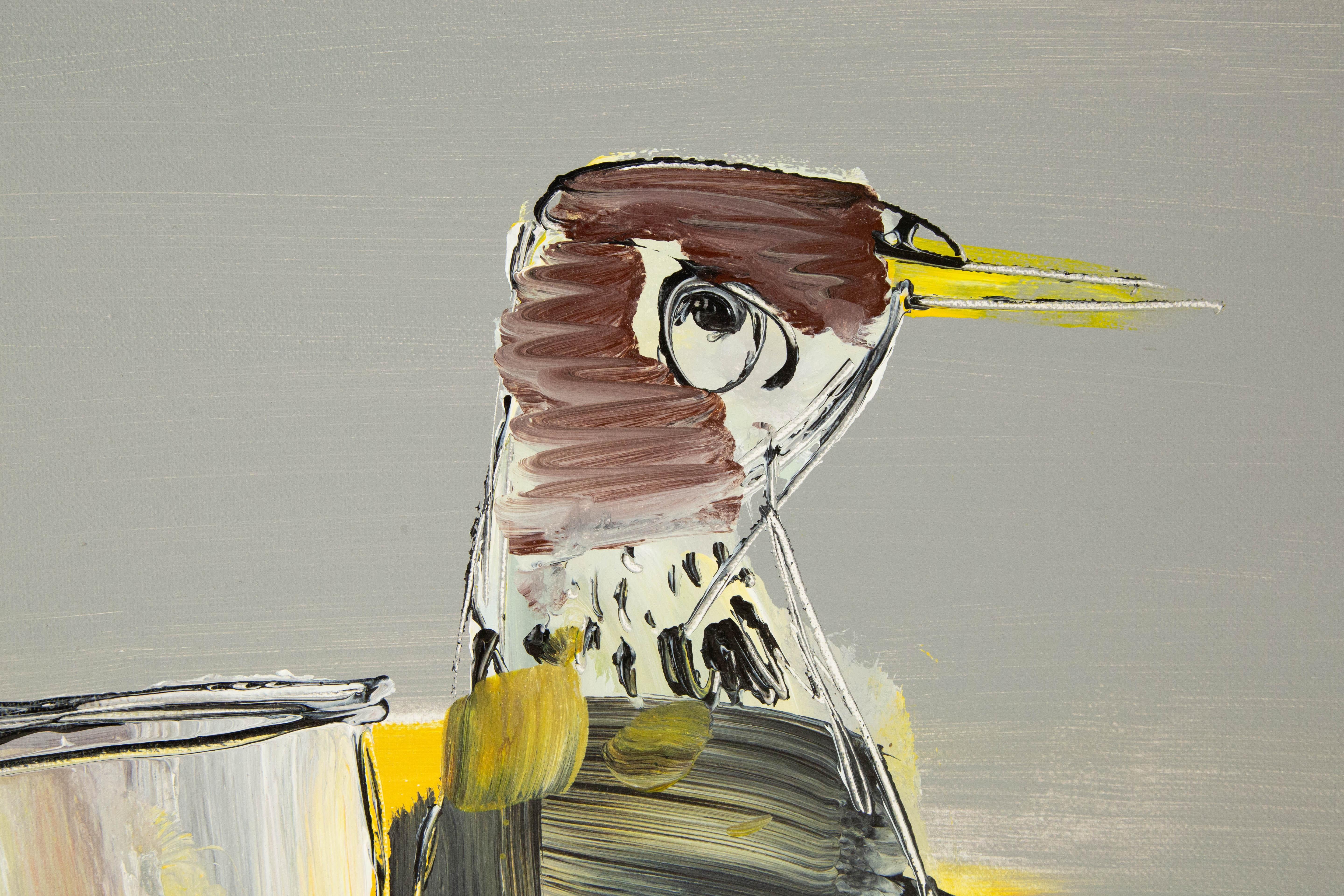 XiaoChi Tian Contemporary Original Acrylic Painting 