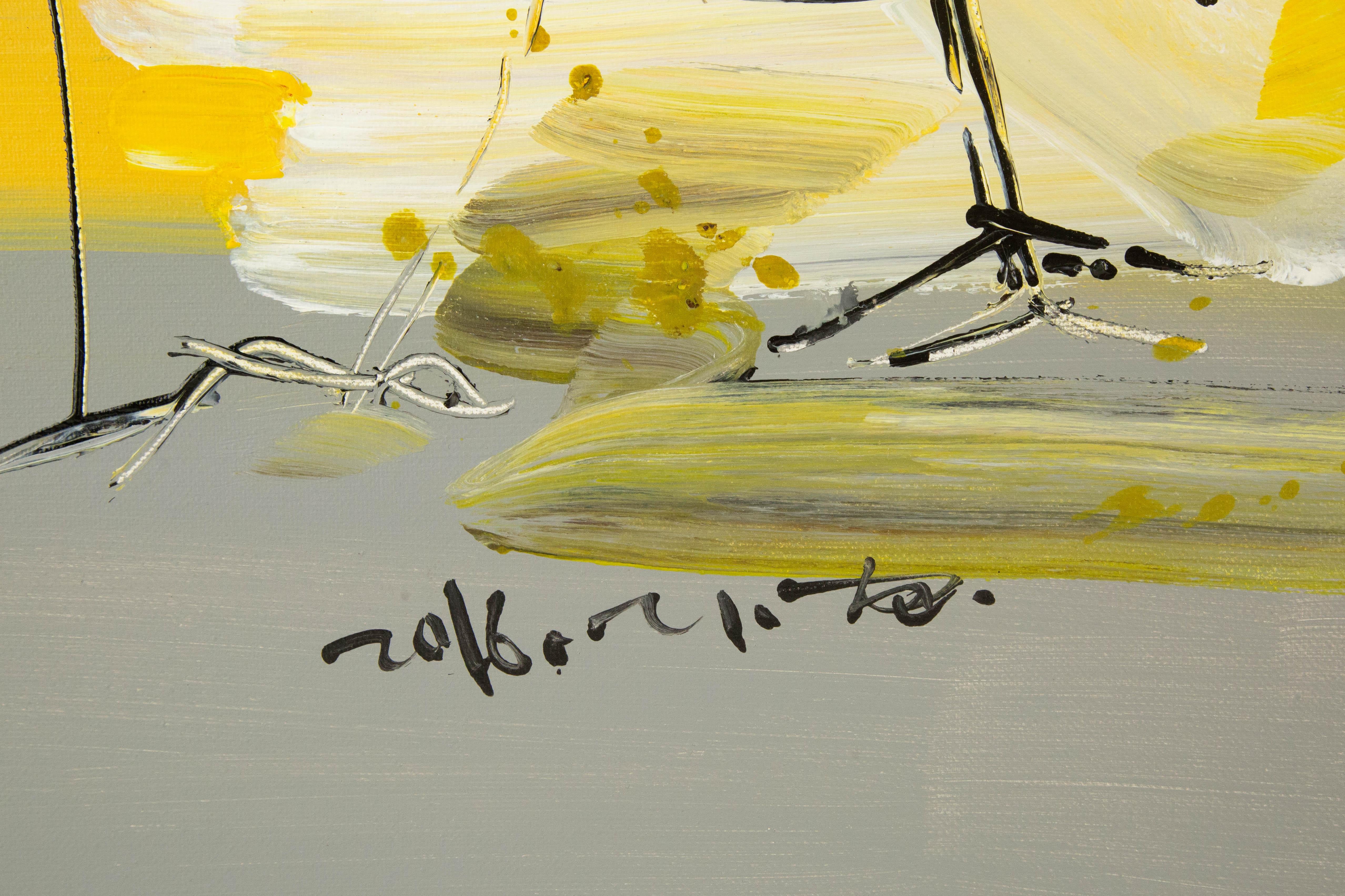 XiaoChi Tian Contemporary Original Acrylic Painting 