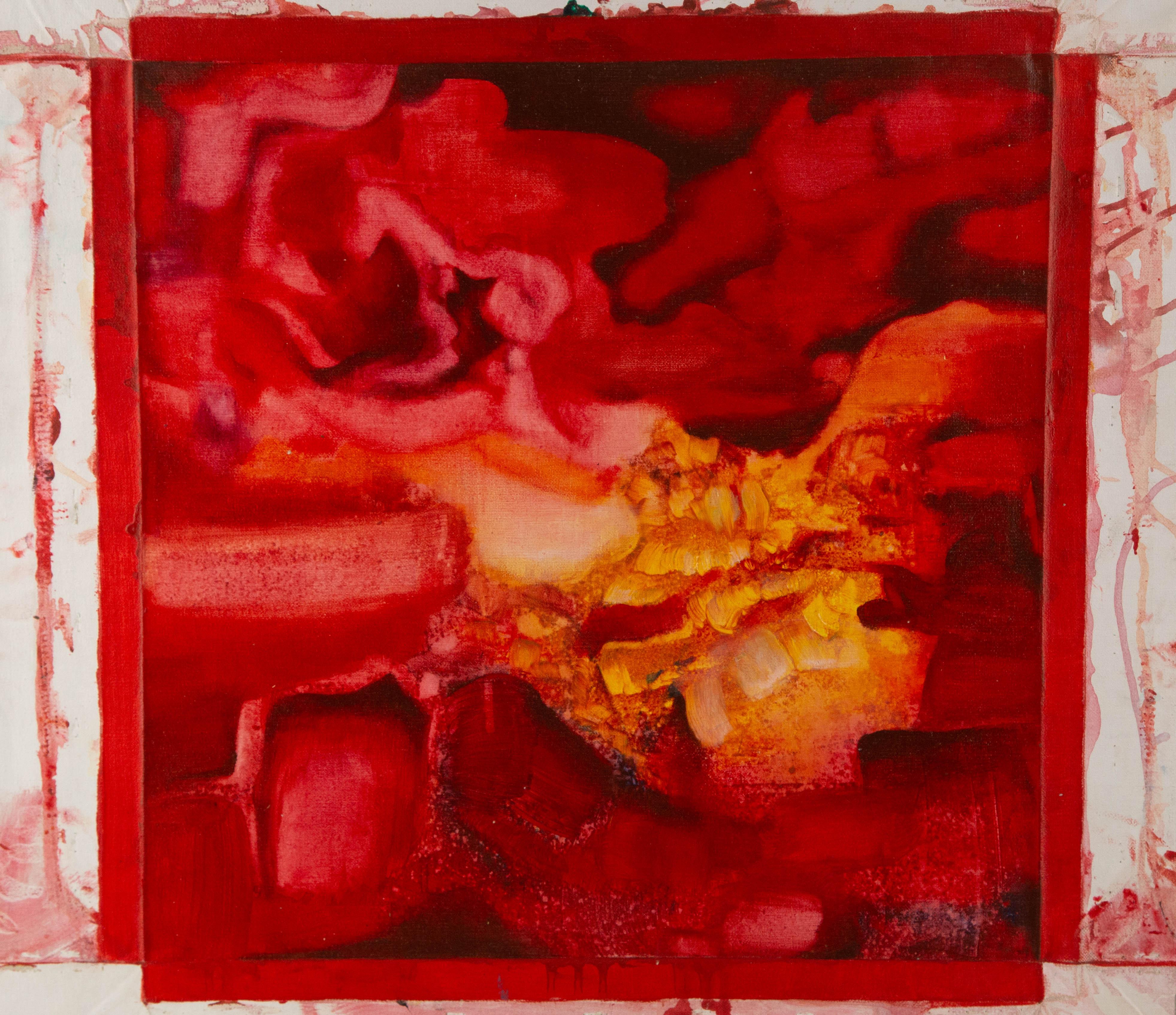 Xiaoling Li Abstrakte Original-Acryl auf Leinwand 