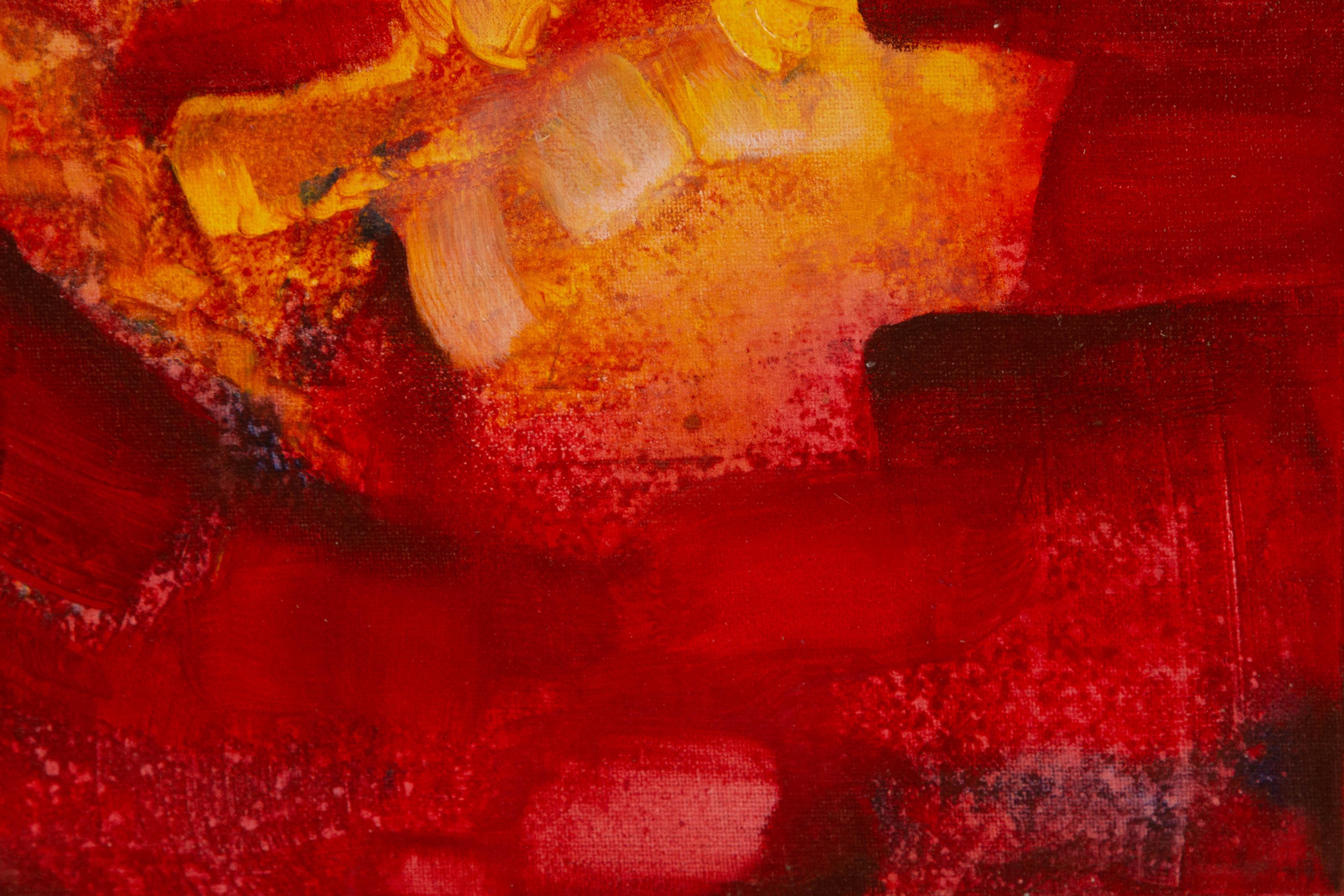 Xiaoling Li Abstrakte Original-Acryl auf Leinwand 