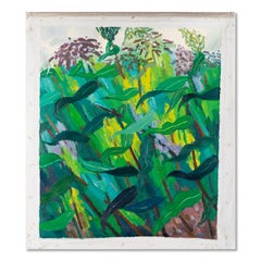 Xiaowen Zhang Paesaggio Olio Originale Su Tela "L'inizio dell'estate"