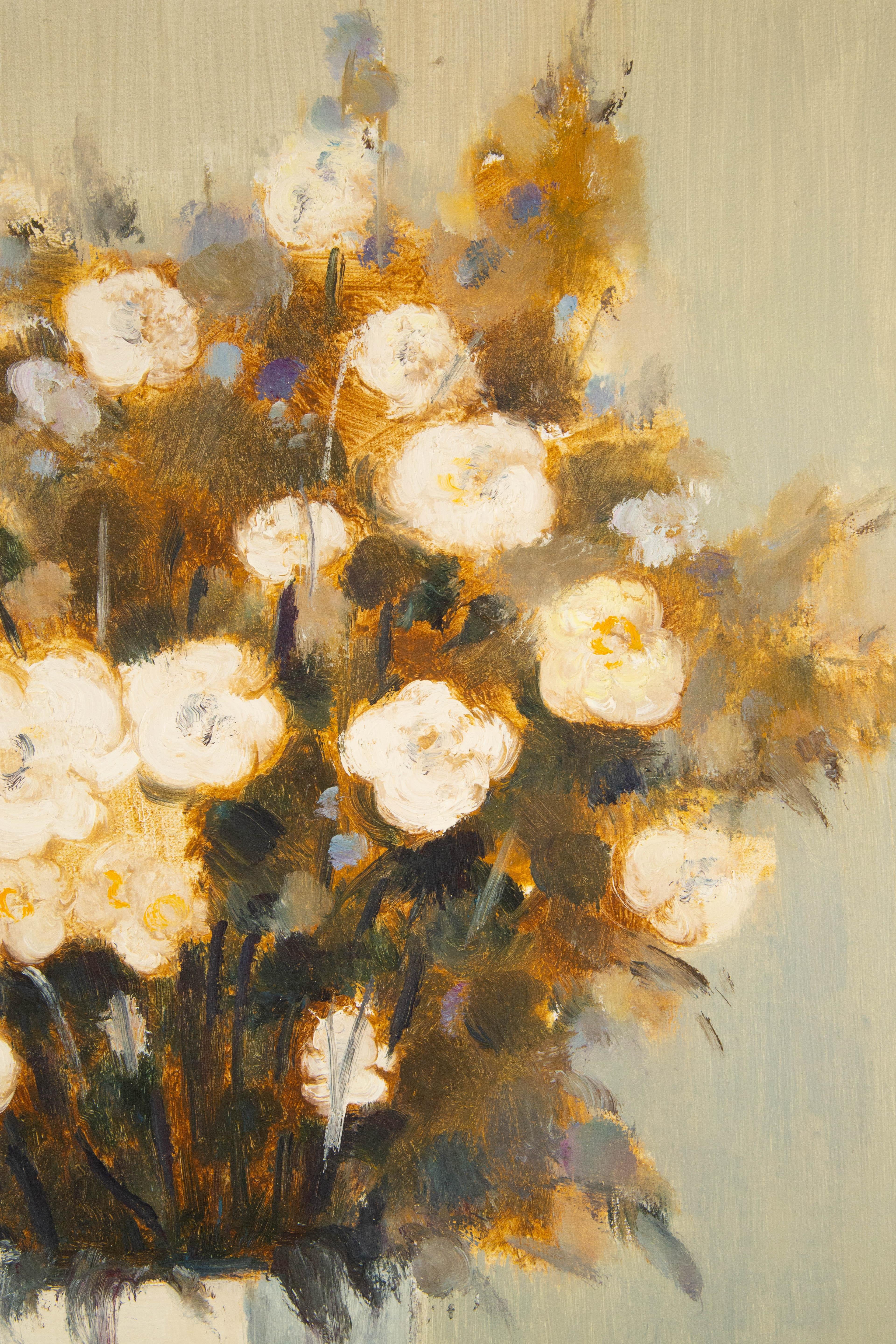 Xiaowen Zhang Still Life Original Oil On Canvas 